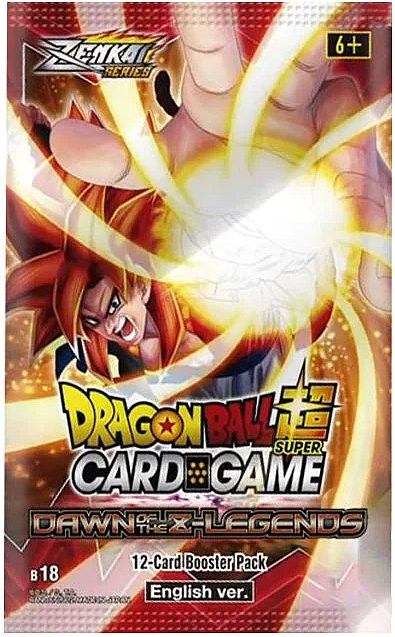 DRAGON BALL SUPER - DAWN OF THE Z-LEGENDS BOOSTER PACK