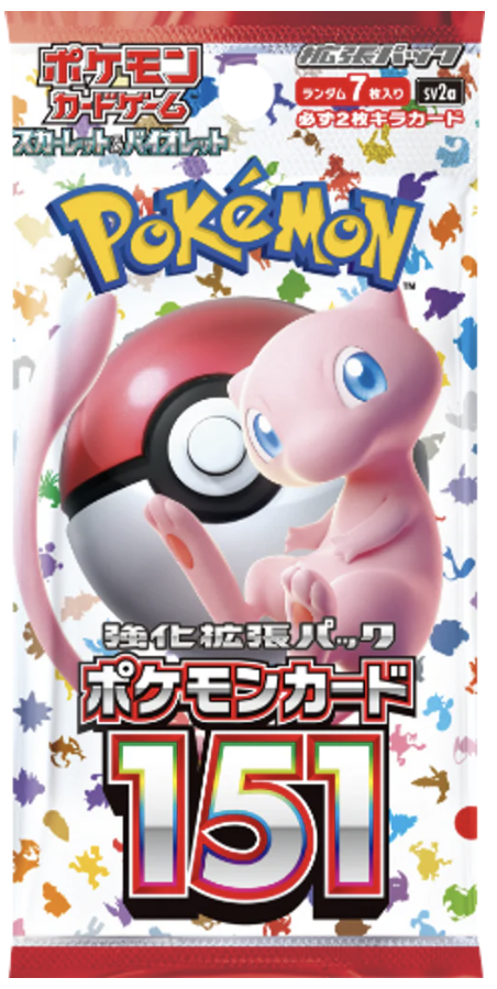 POKEMON - POKEMON 151 - JAPANESE BOOSTER PACK