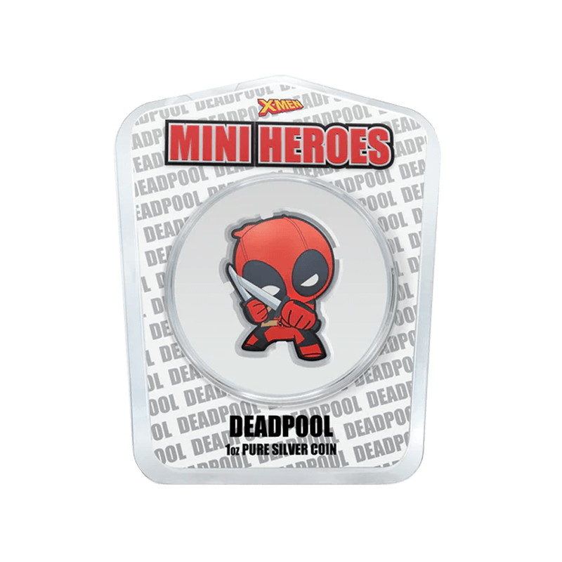 2021 Marvel Mini-Hero Deadpool Silver 1 oz. Coin Extremely Limited Only  2,500!  