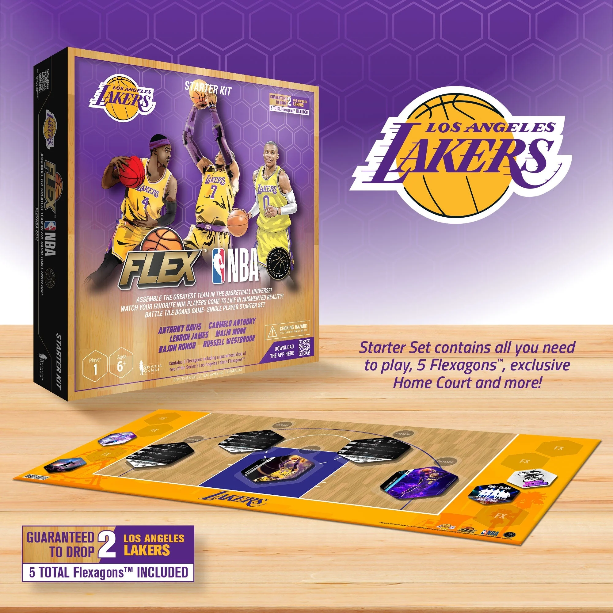2021-22 FLEX NBA BASKETBALL - STARTER SET: LOS ANGELES LAKERS