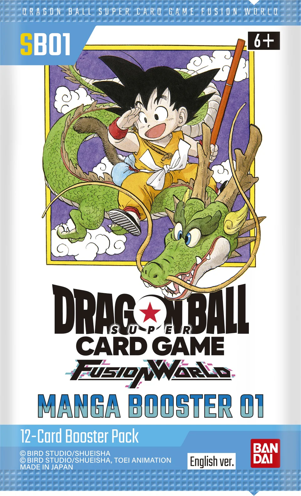DRAGON BALL SUPER - FUSION WORLD MANGA 01 BOOSTER PACK