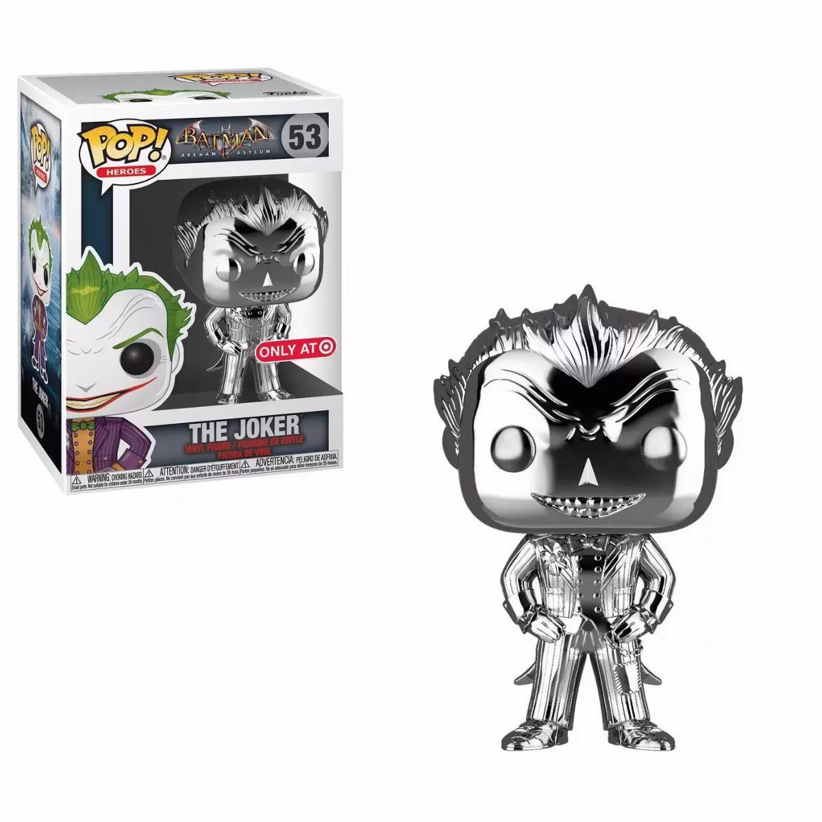 Funko Pop! Heroes: The Joker (Chrome Edition)