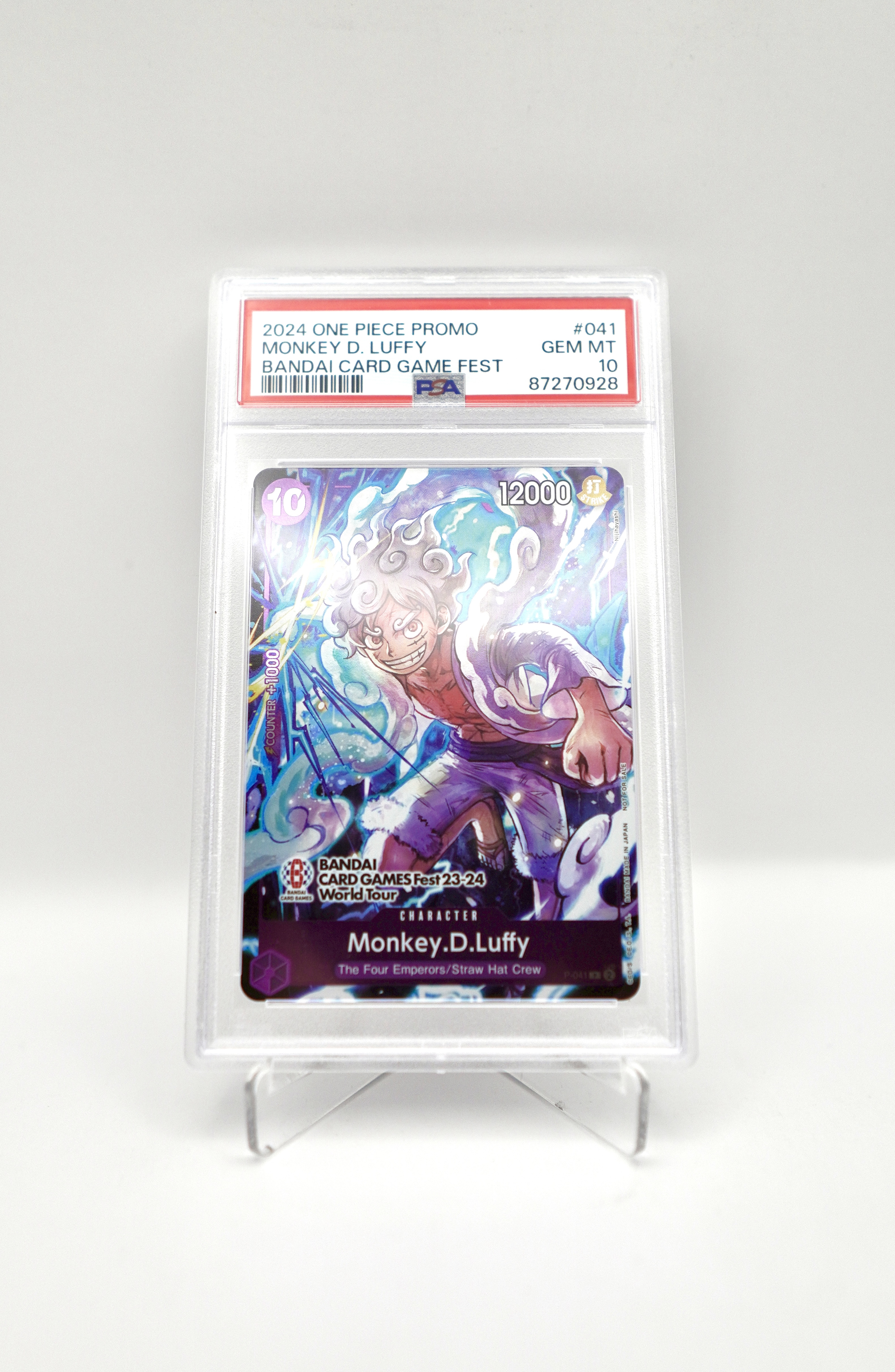 2024 One Piece Promo Monkey D. Luffy Card GAME FEST