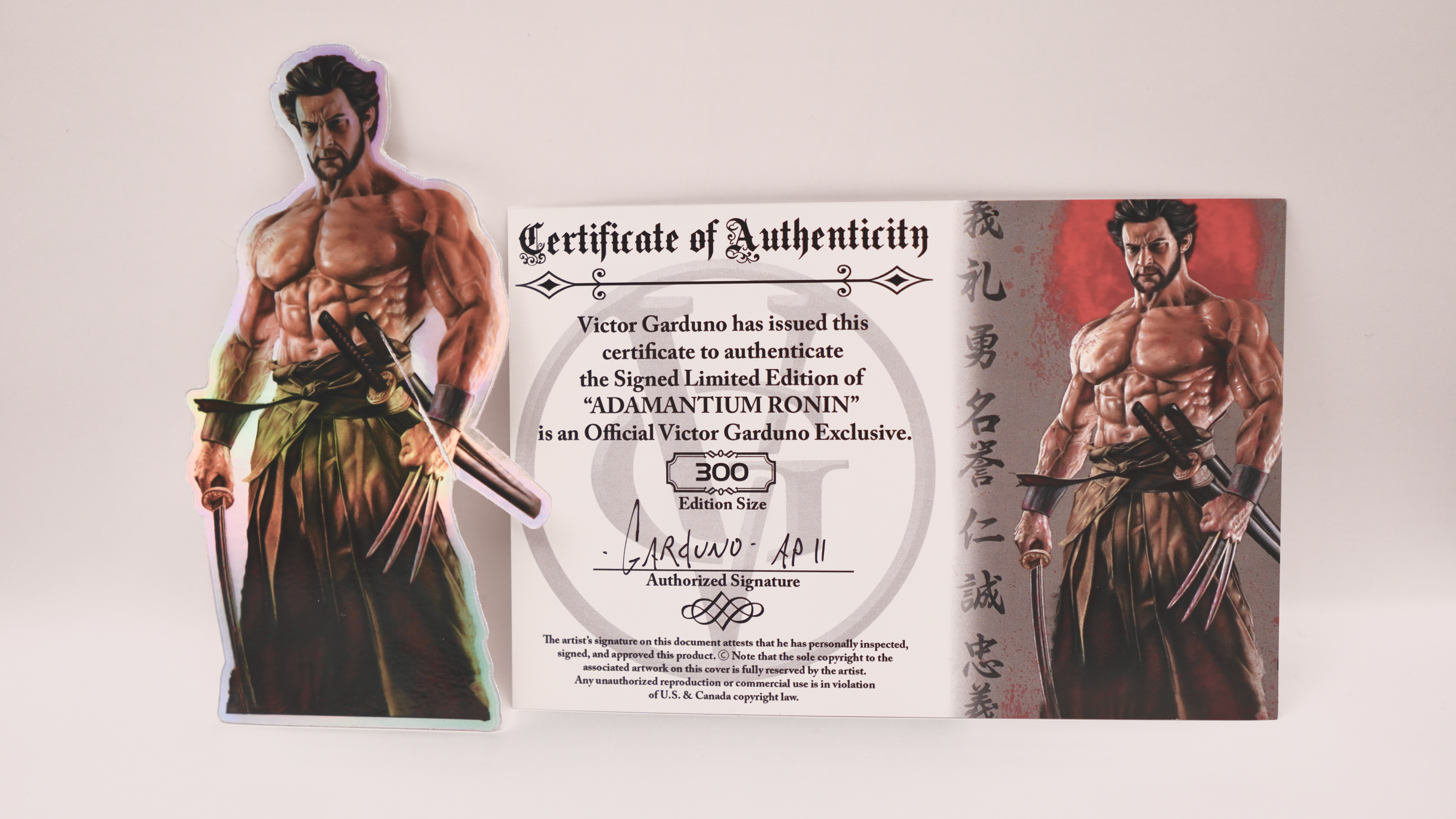 Ronin Wolverine Homage Victor Garduno Artbook #1 (CGC 10)