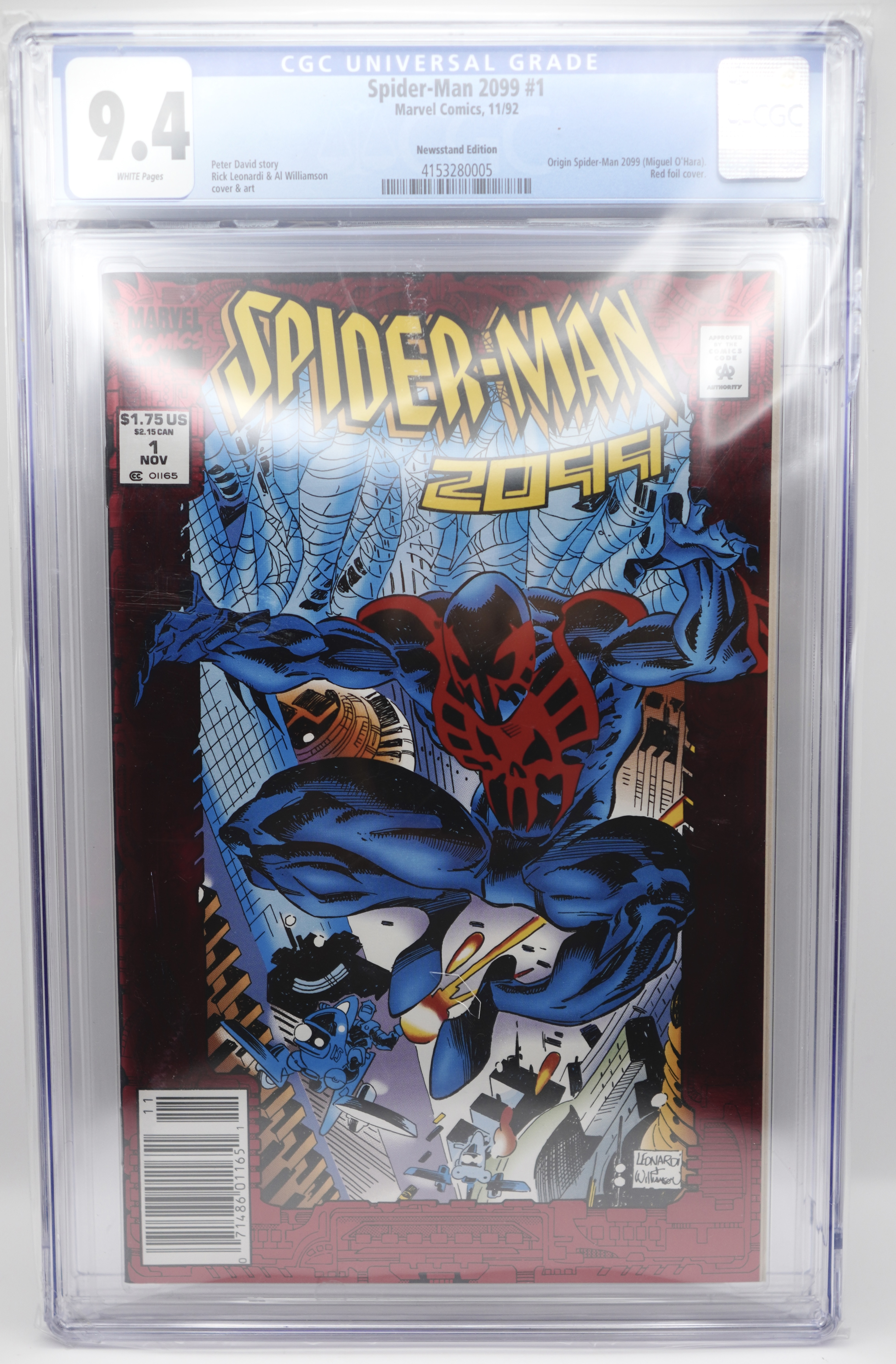 Spider-Man 2099 #1 CGC 9.4 (Broken Case)