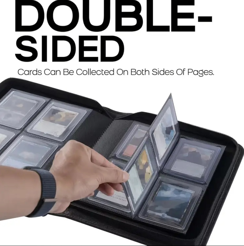 4-Pocket Red Toploader Binder (112 Card Slots) 