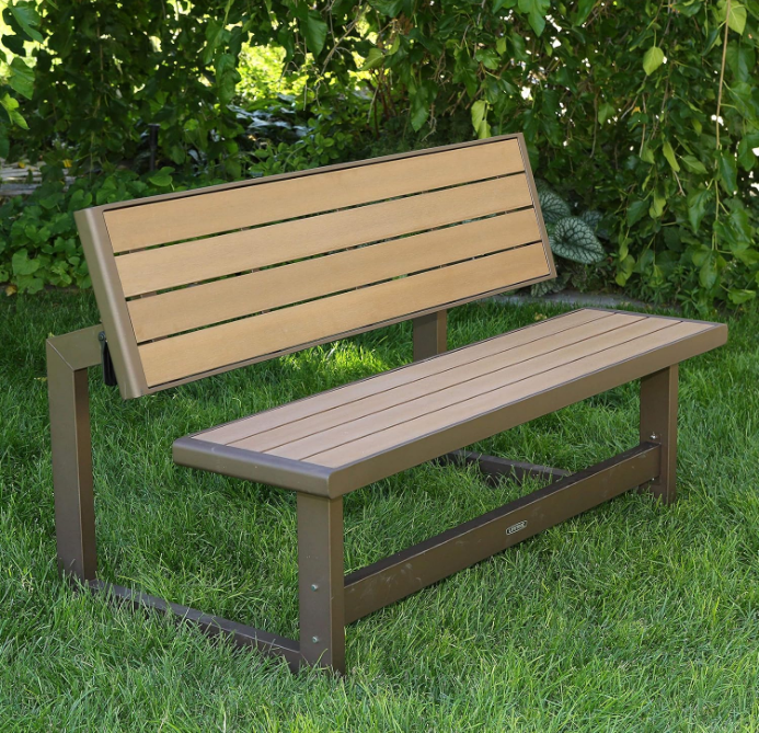 Convertible Bench / Table, Faux Wood Construction