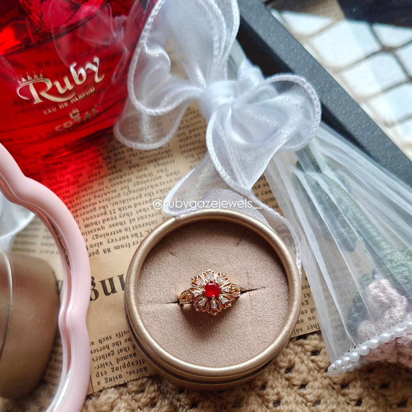 Vintage Ruby Ring