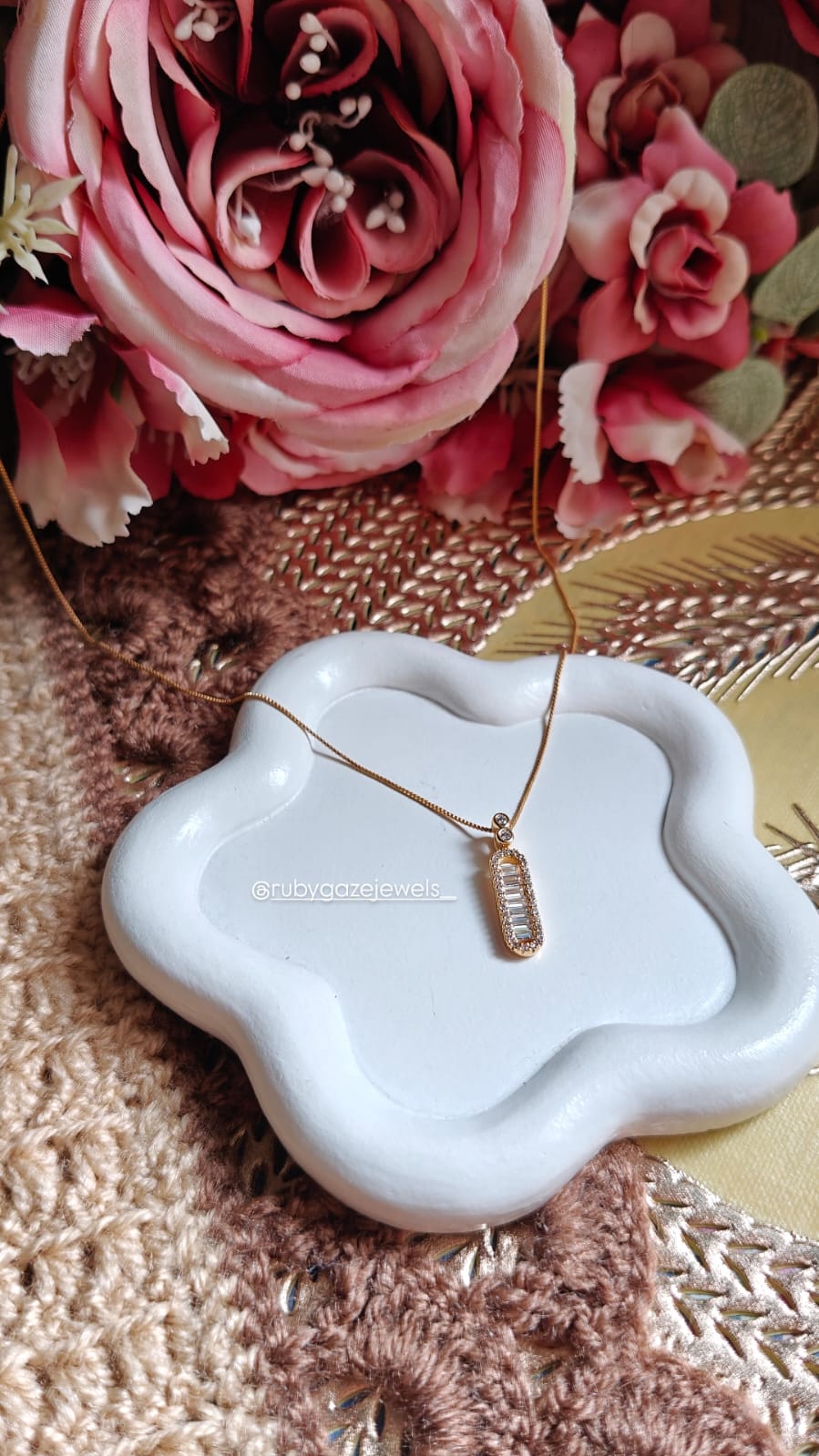 Elegant Gold-Plated Necklace