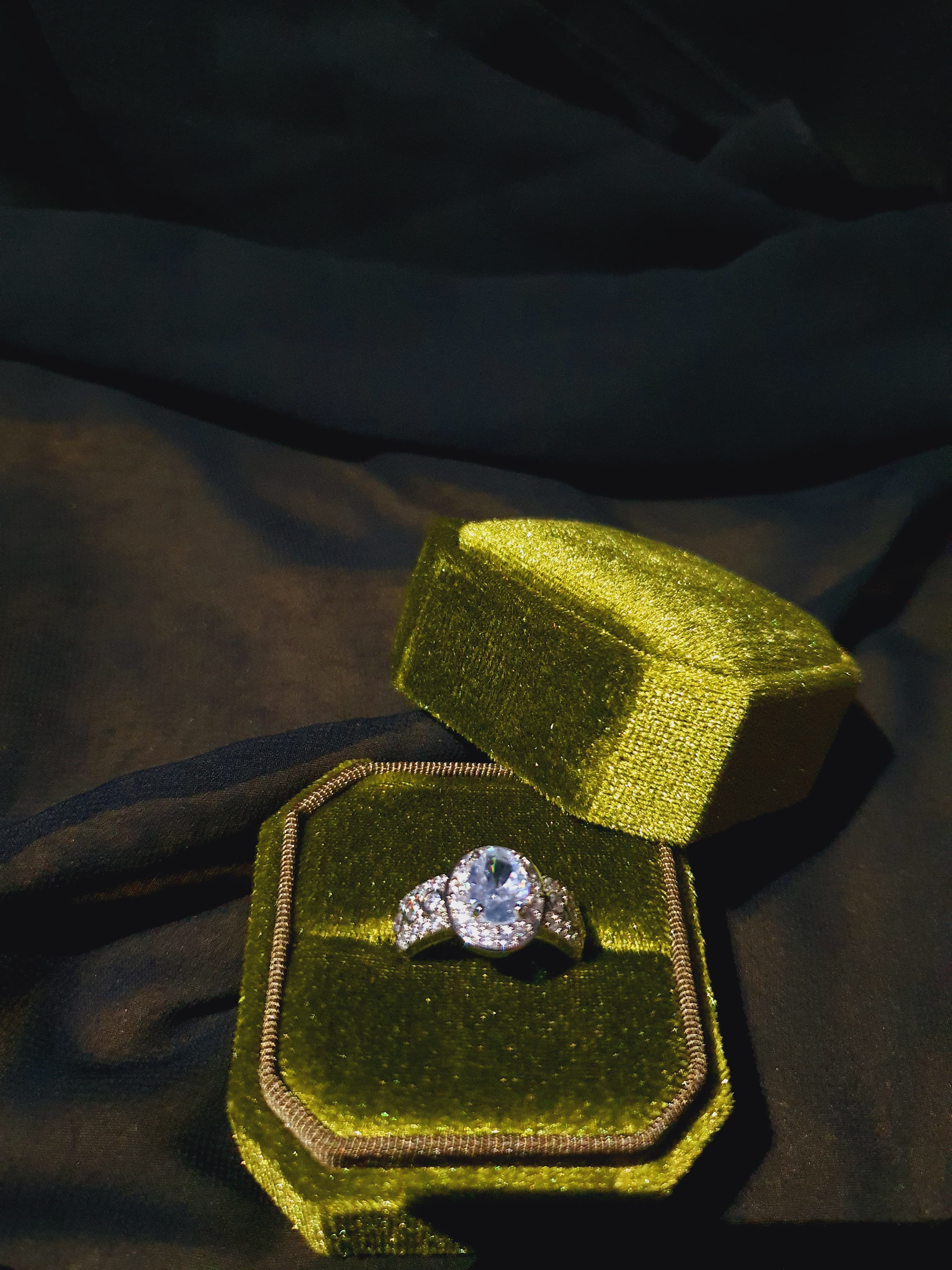 American Diamond Engagement Ring
