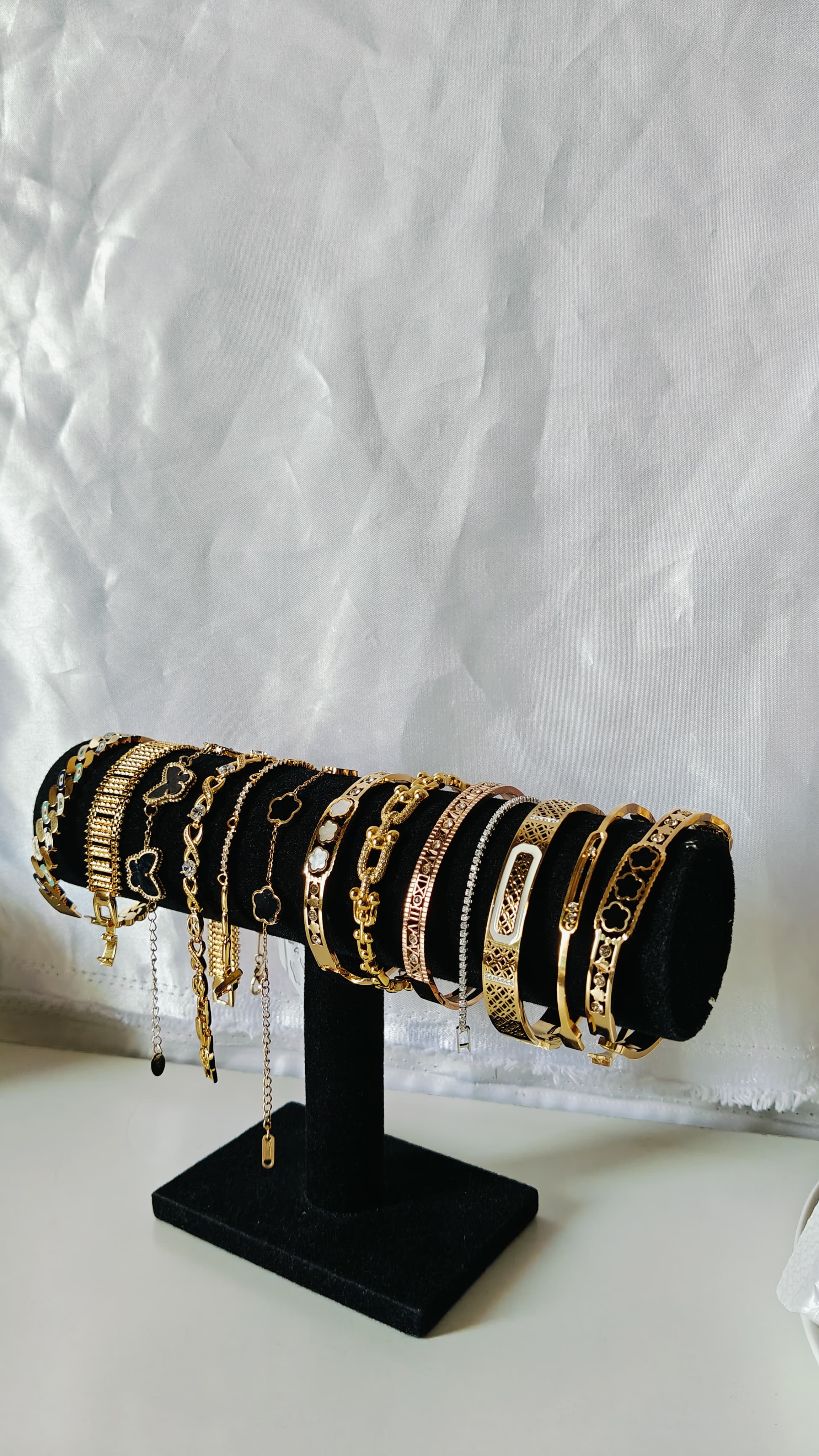 Gold Roman Numeral Bangle