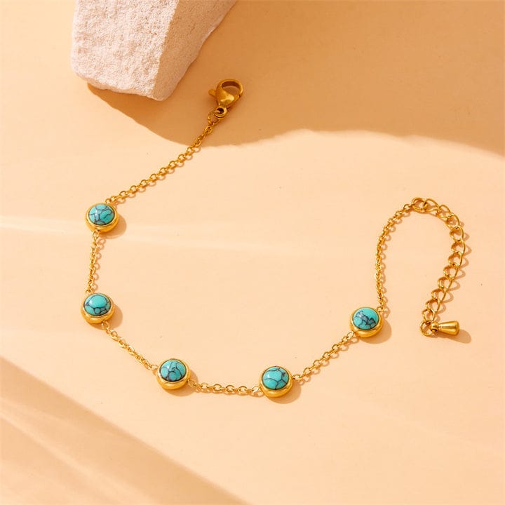 Turquoise Gold Bracelet