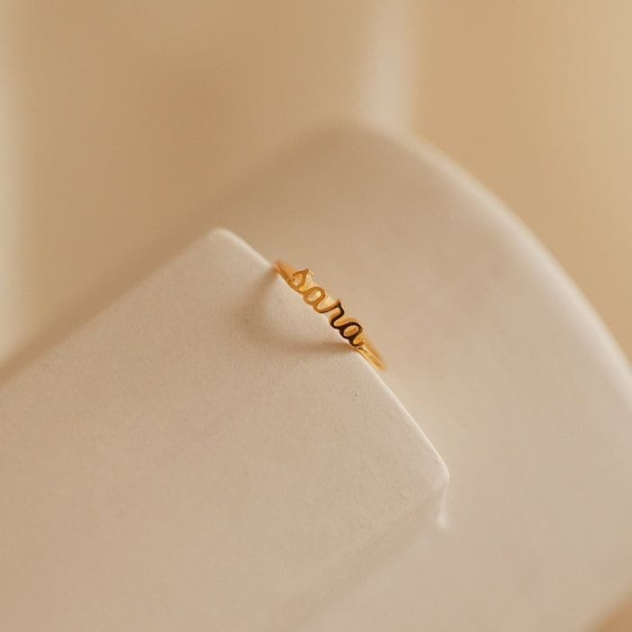 Custom Name Ring