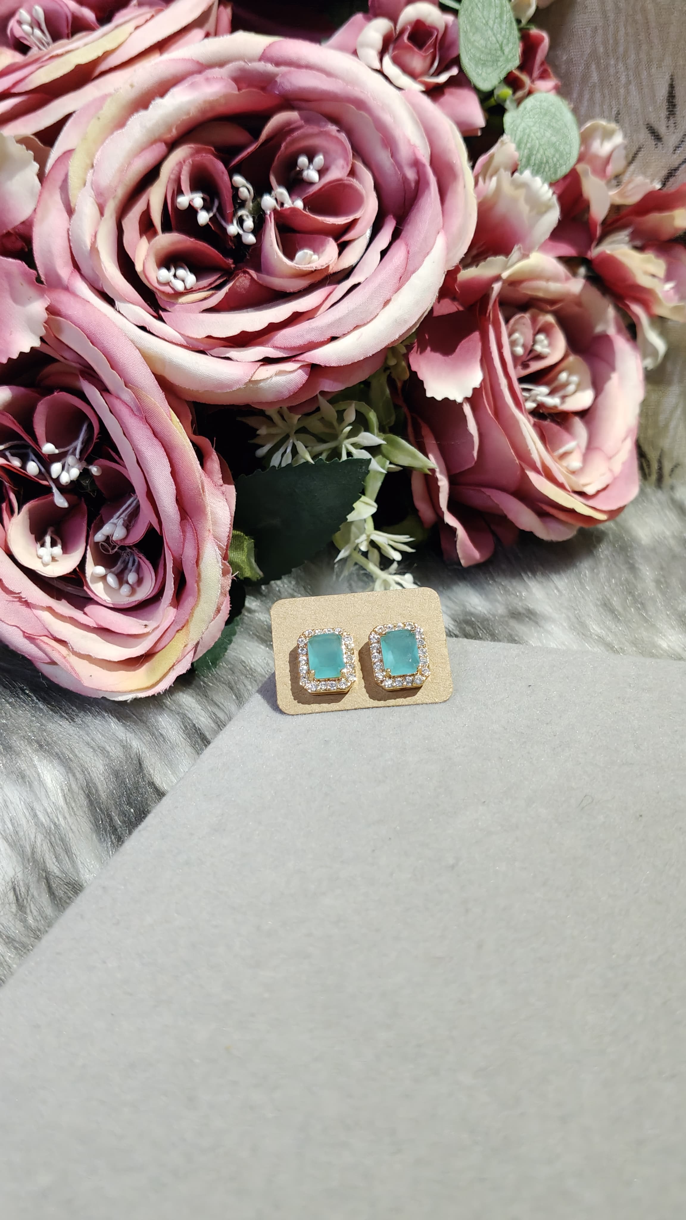 Cubic Zircon Earrings