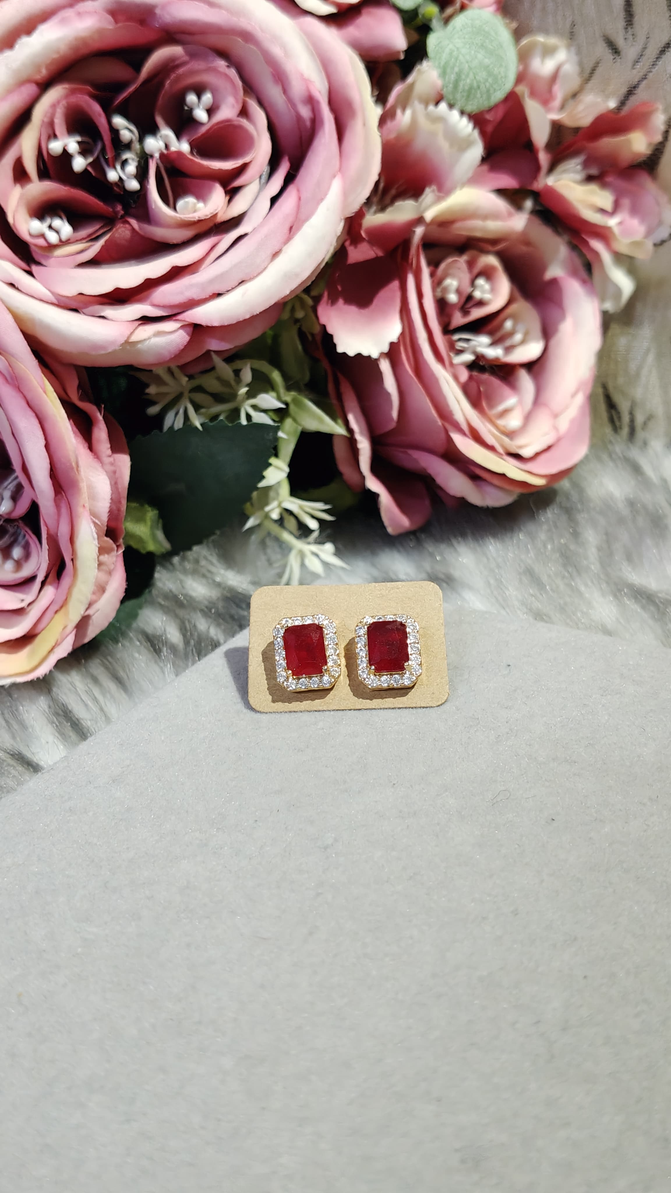 Cubic Zircon Earrings
