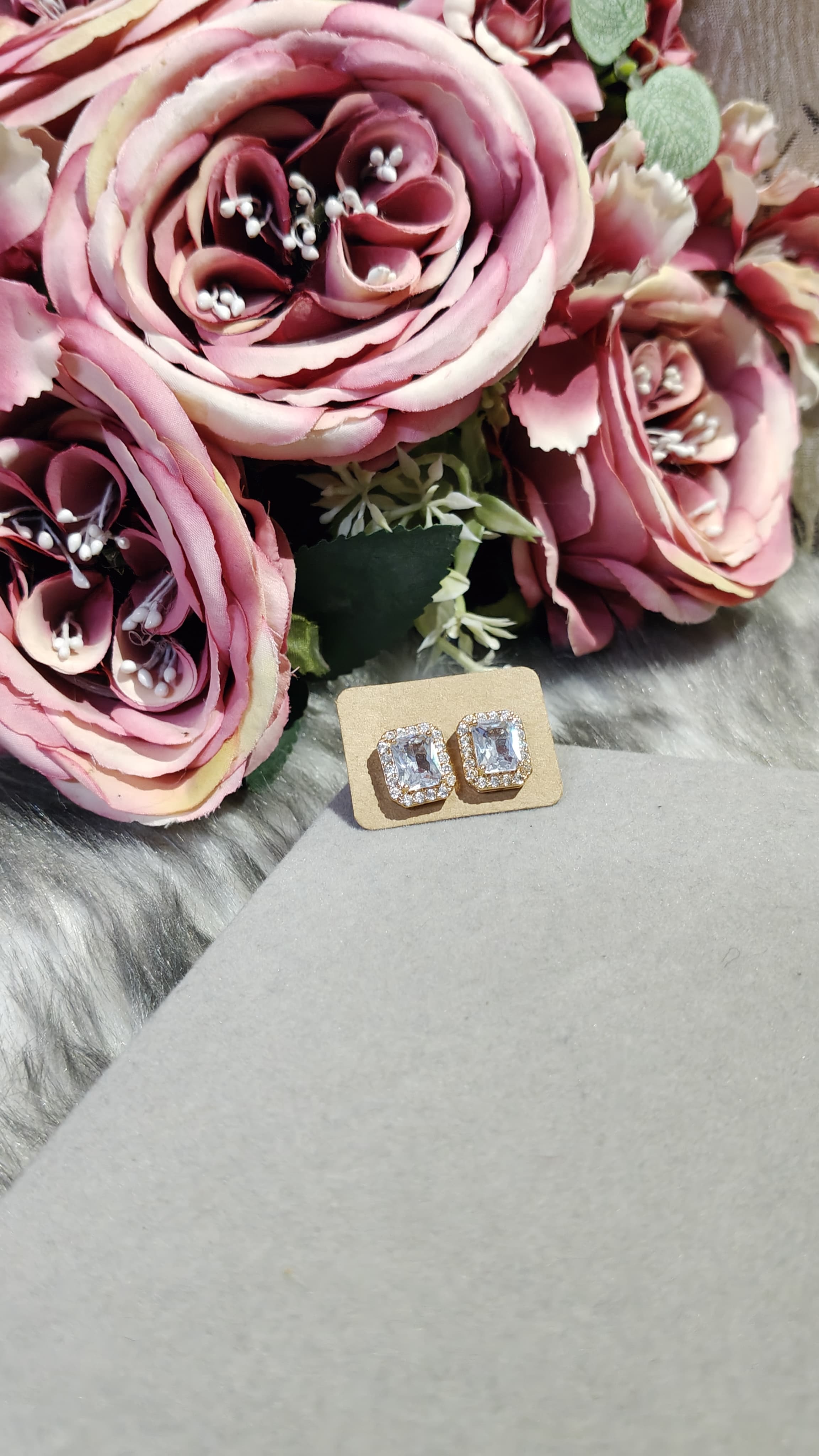 Cubic Zircon Earrings