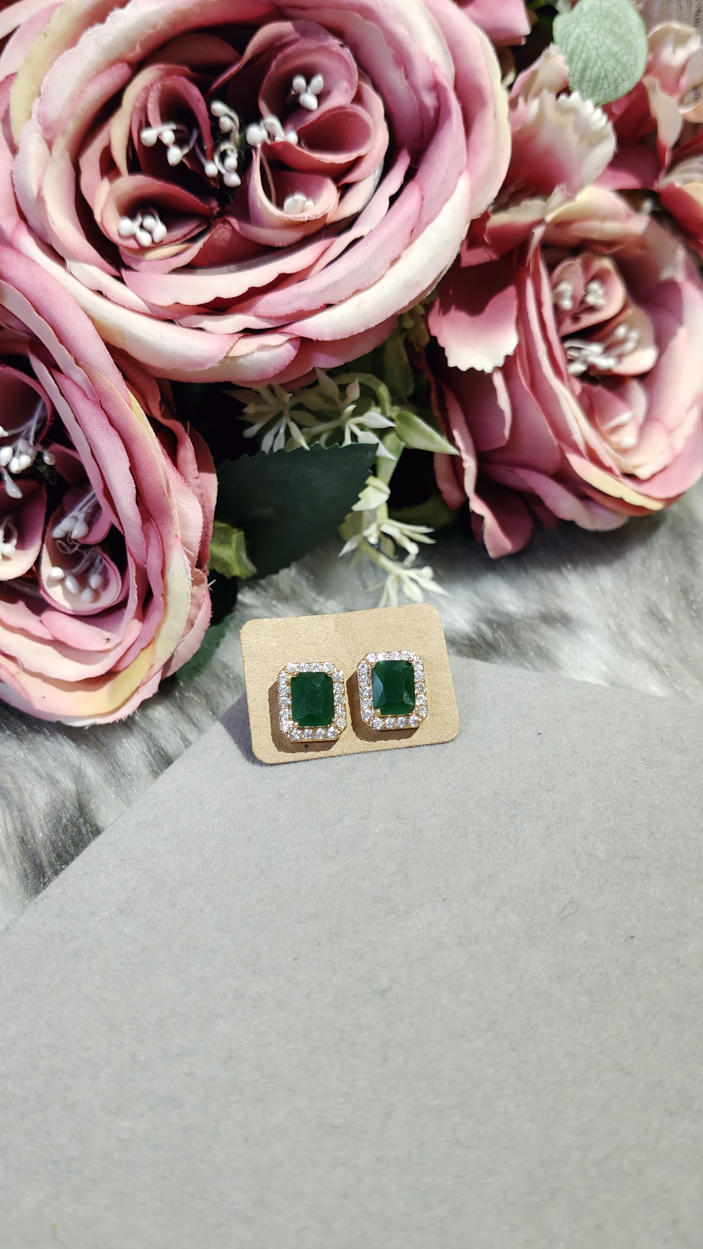 Cubic Zircon Earrings