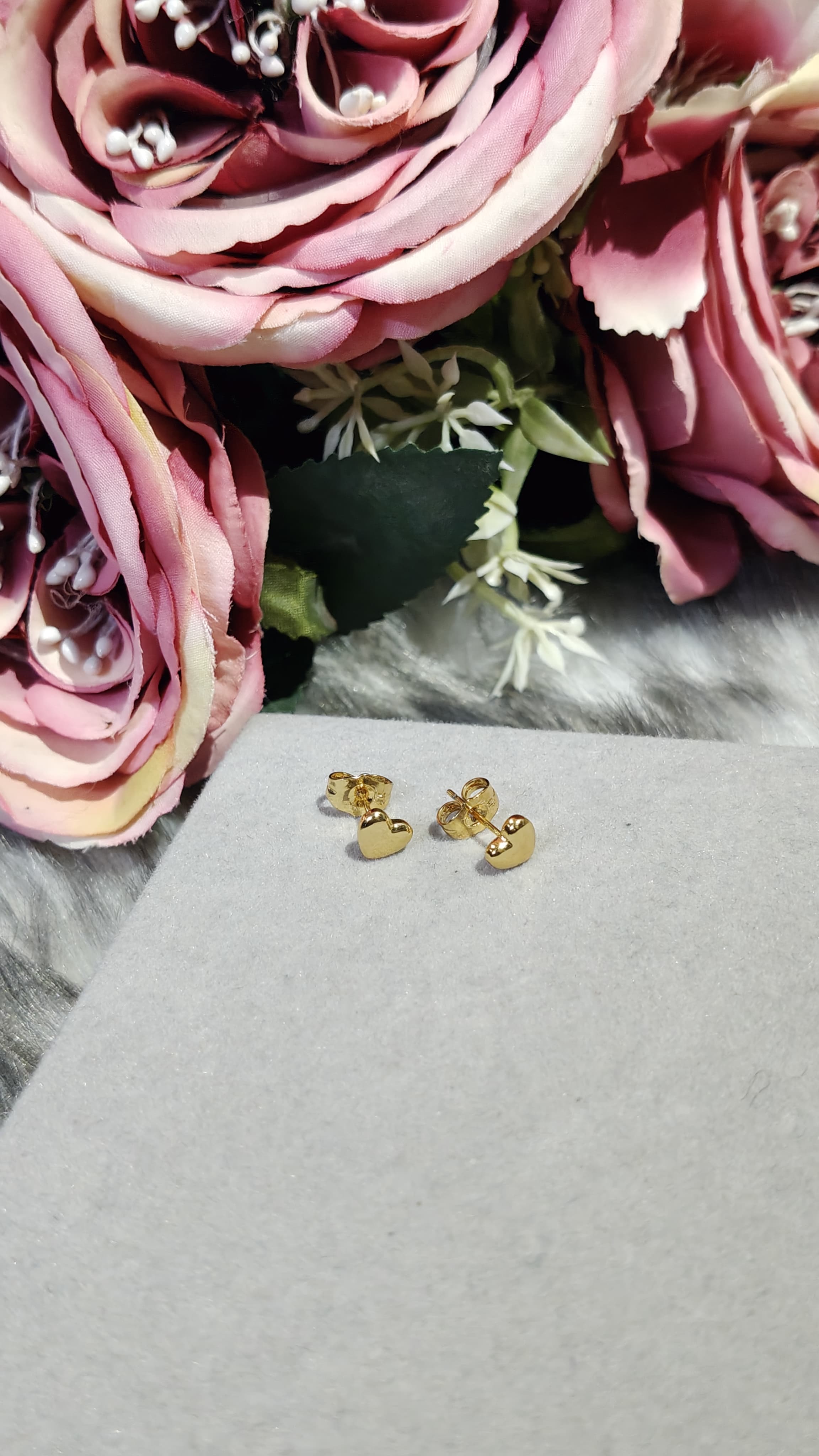 Gold plated earrings