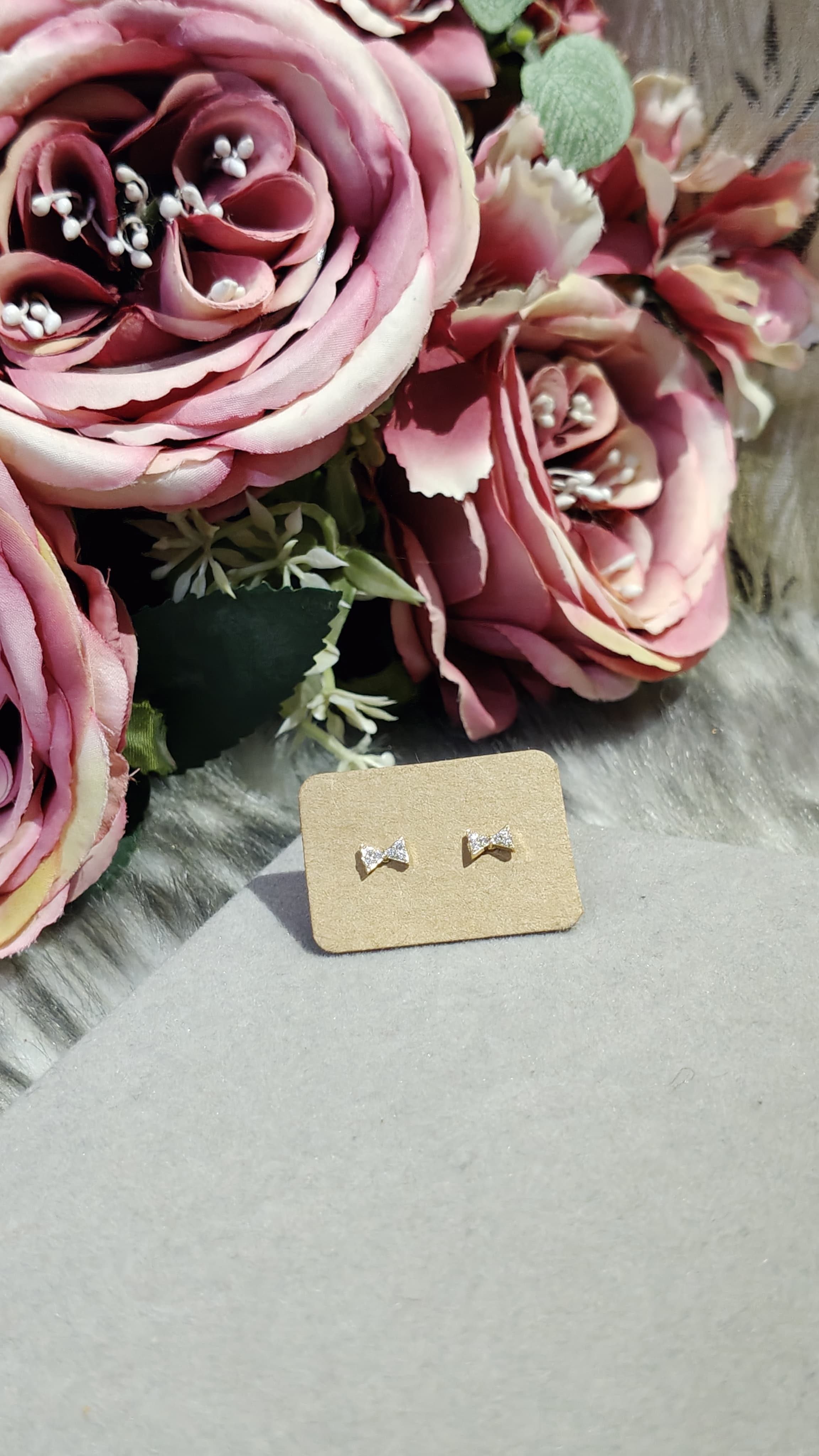 Rose gold plated Stud Earrings