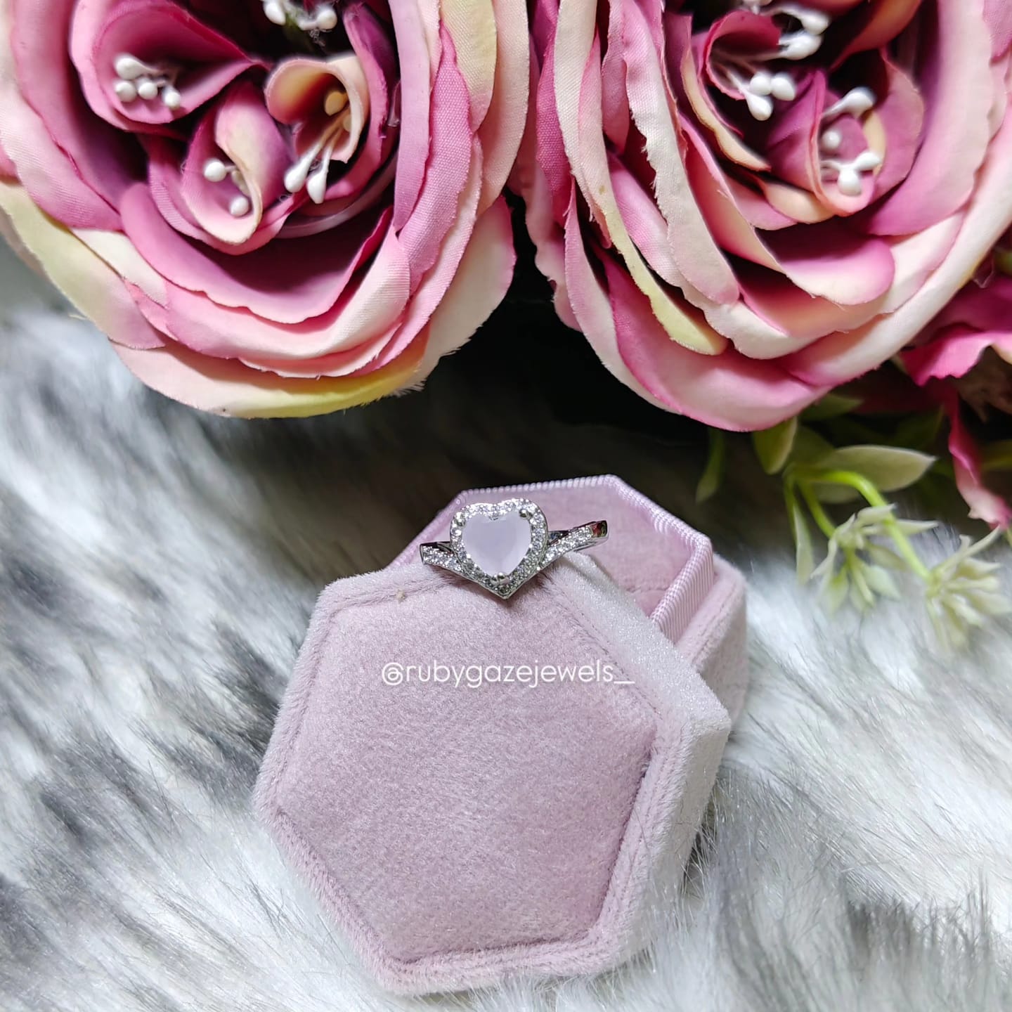 Engagement gold plated rings