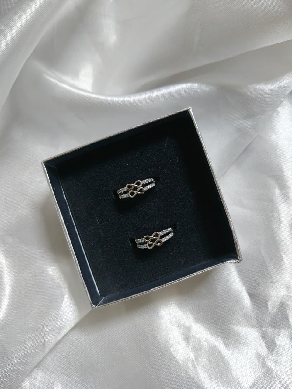 INFINITE silver plated ring