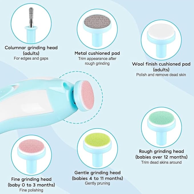 Baby electric nail trimmer for new born