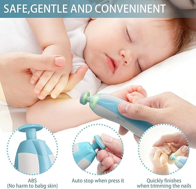 Baby electric nail trimmer for new born