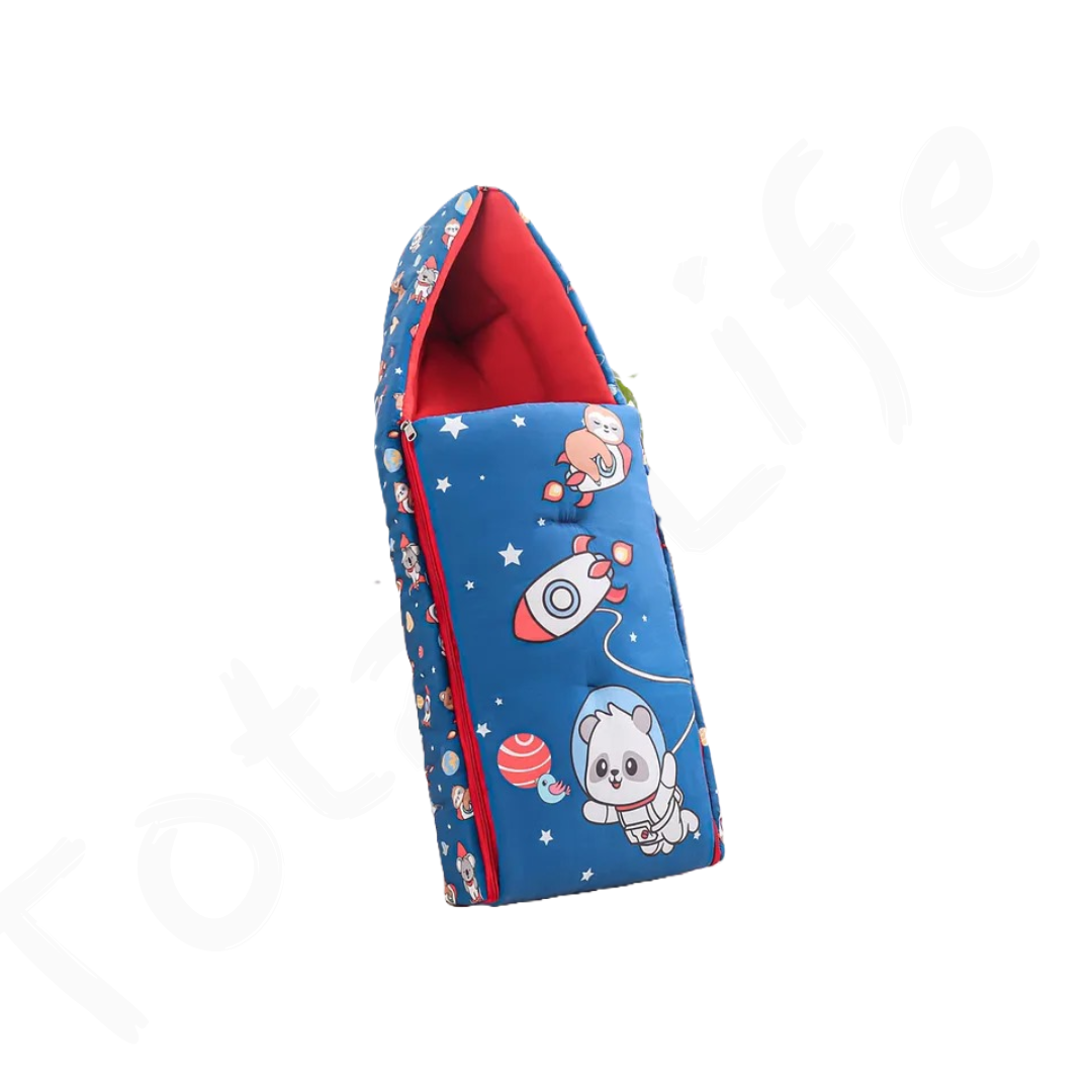 TotzyLife 3 in 1 Baby Bed, Sleeping Bag & Carry Nest (space theme)