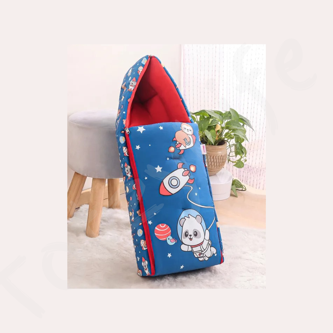 TotzyLife 3 in 1 Baby Bed, Sleeping Bag & Carry Nest (space theme)