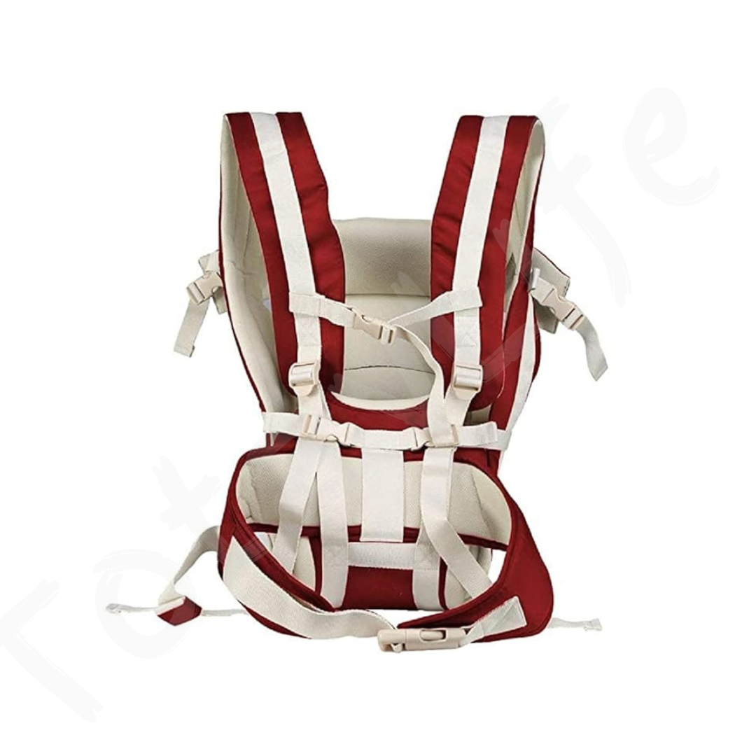 TotzyLife 4-in-1 Adjustable Baby Carrier Maroon