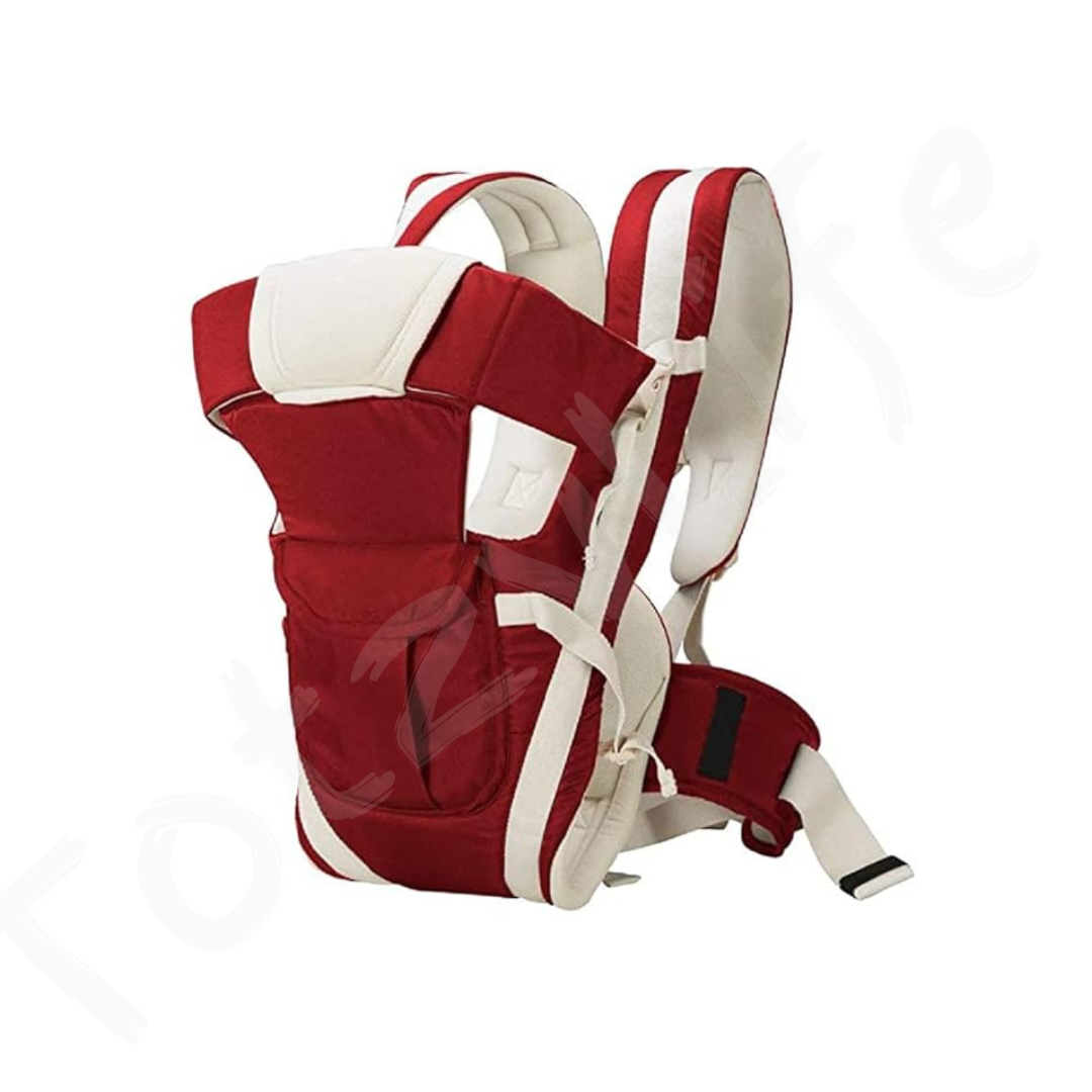 TotzyLife 4-in-1 Adjustable Baby Carrier Maroon