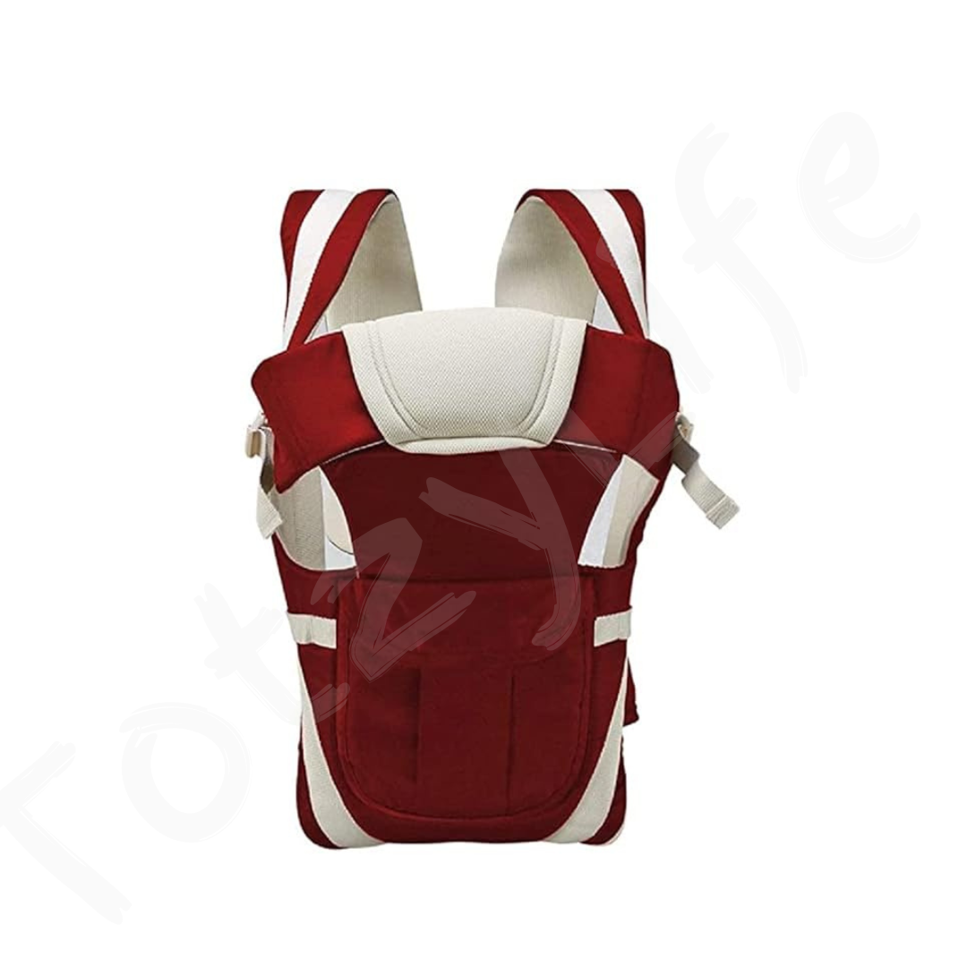 TotzyLife 4-in-1 Adjustable Baby Carrier Maroon