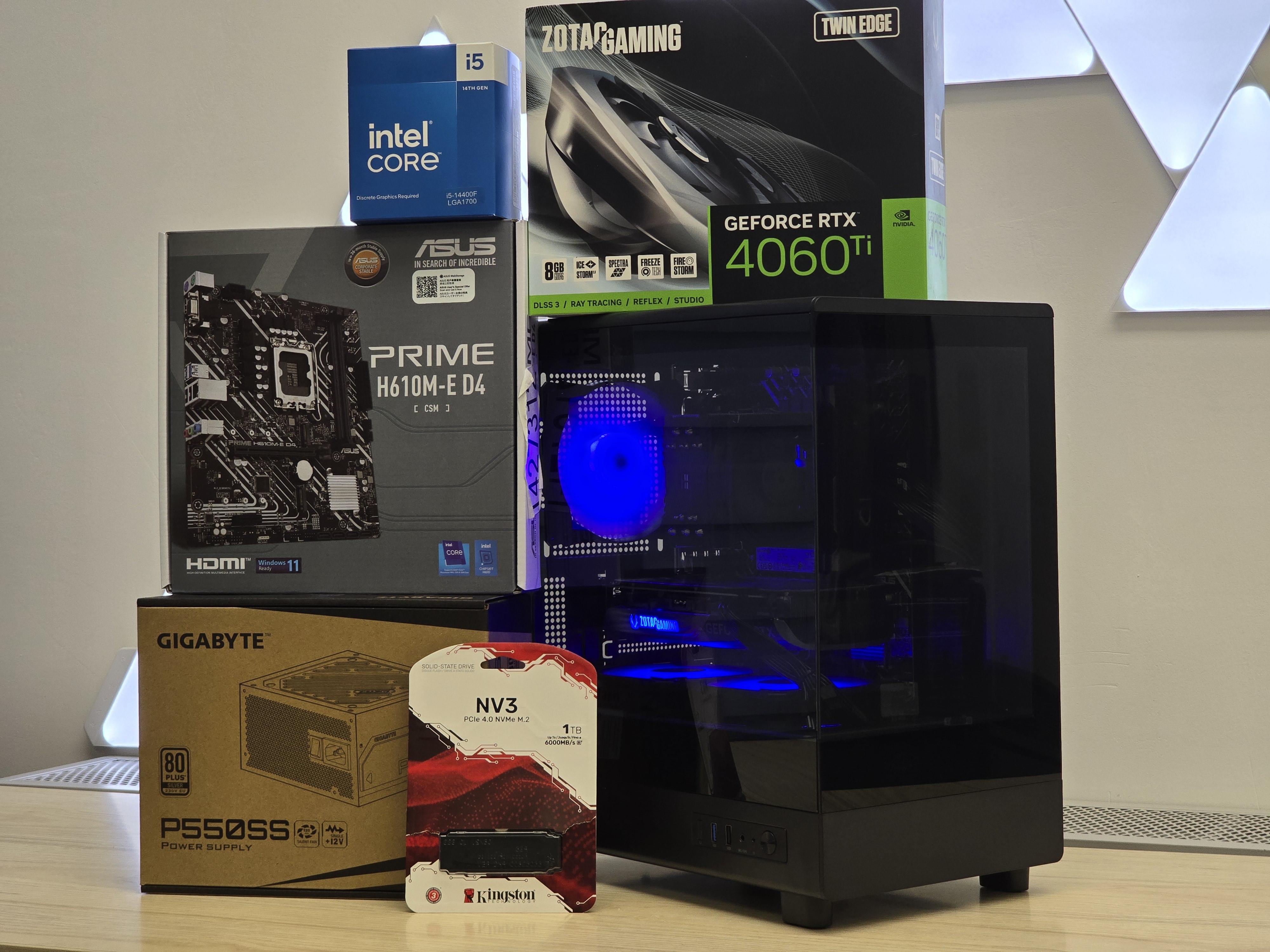 Intel i5 14400F + RTX 4060 TI