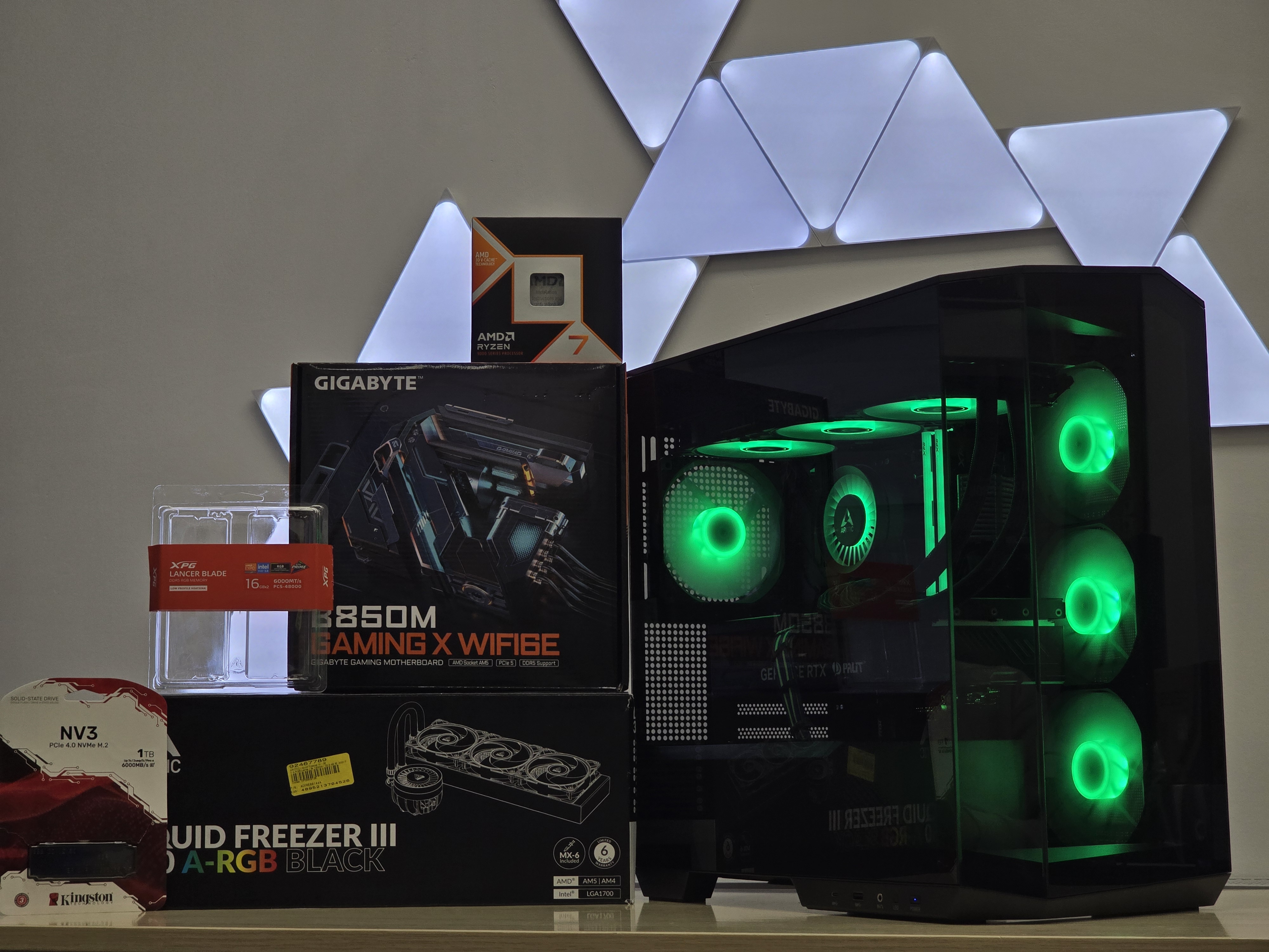 Ryzen 7 9800X3D + RTX 4070 TI