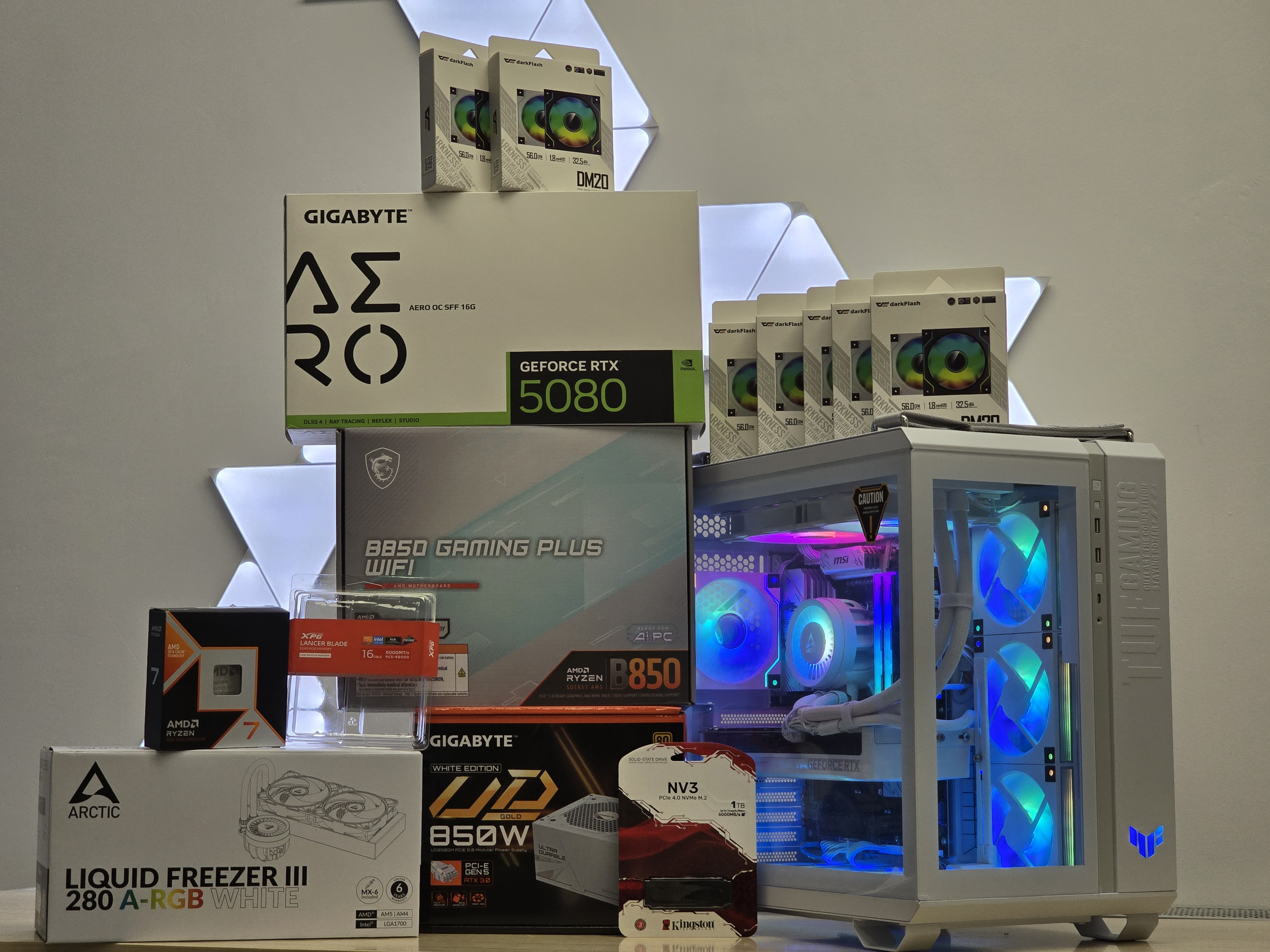 RTX 5080 su Ryzen 7 9800X3D