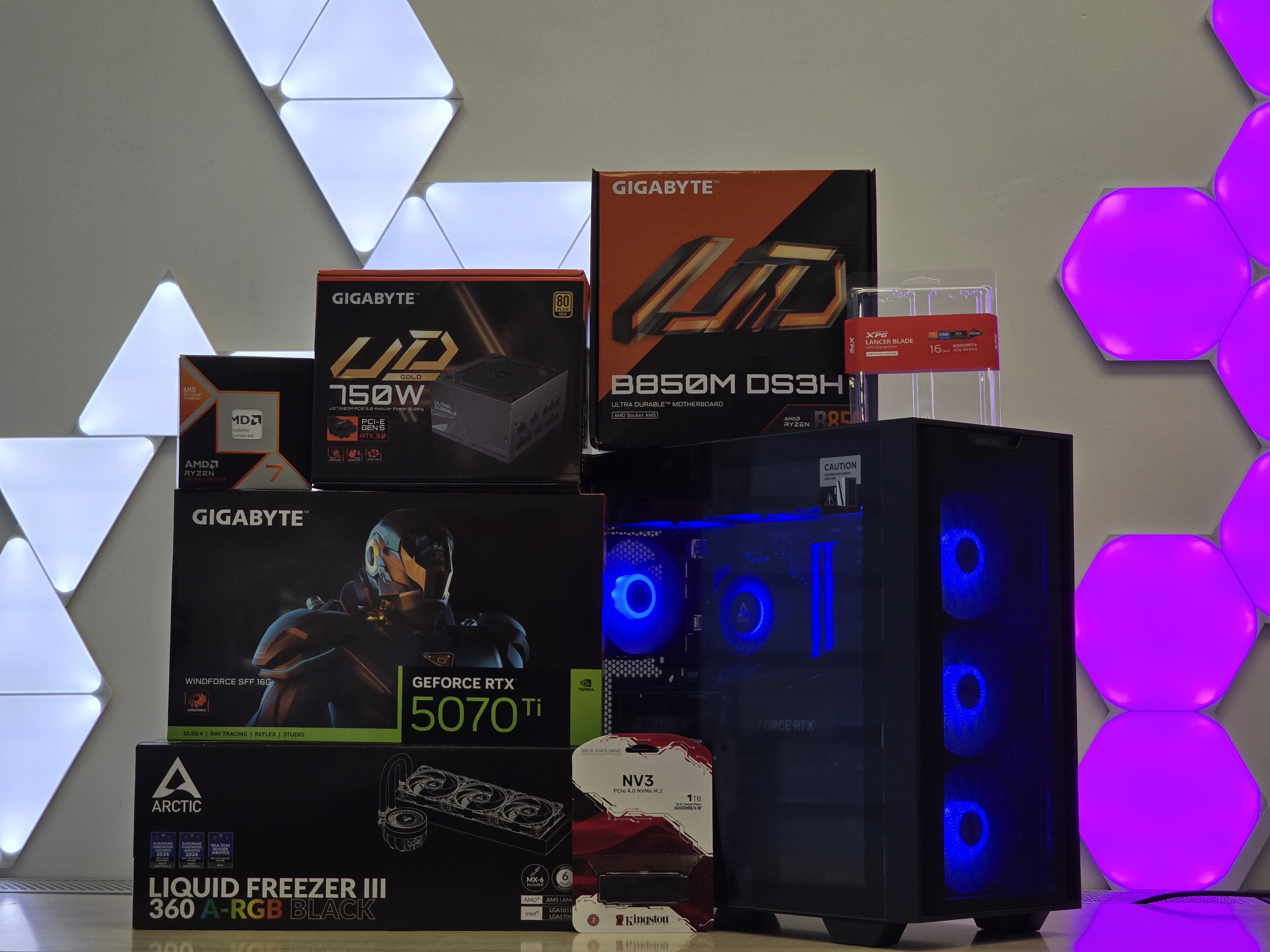 Ryzen 7 9800X3D su RTX 5070TI