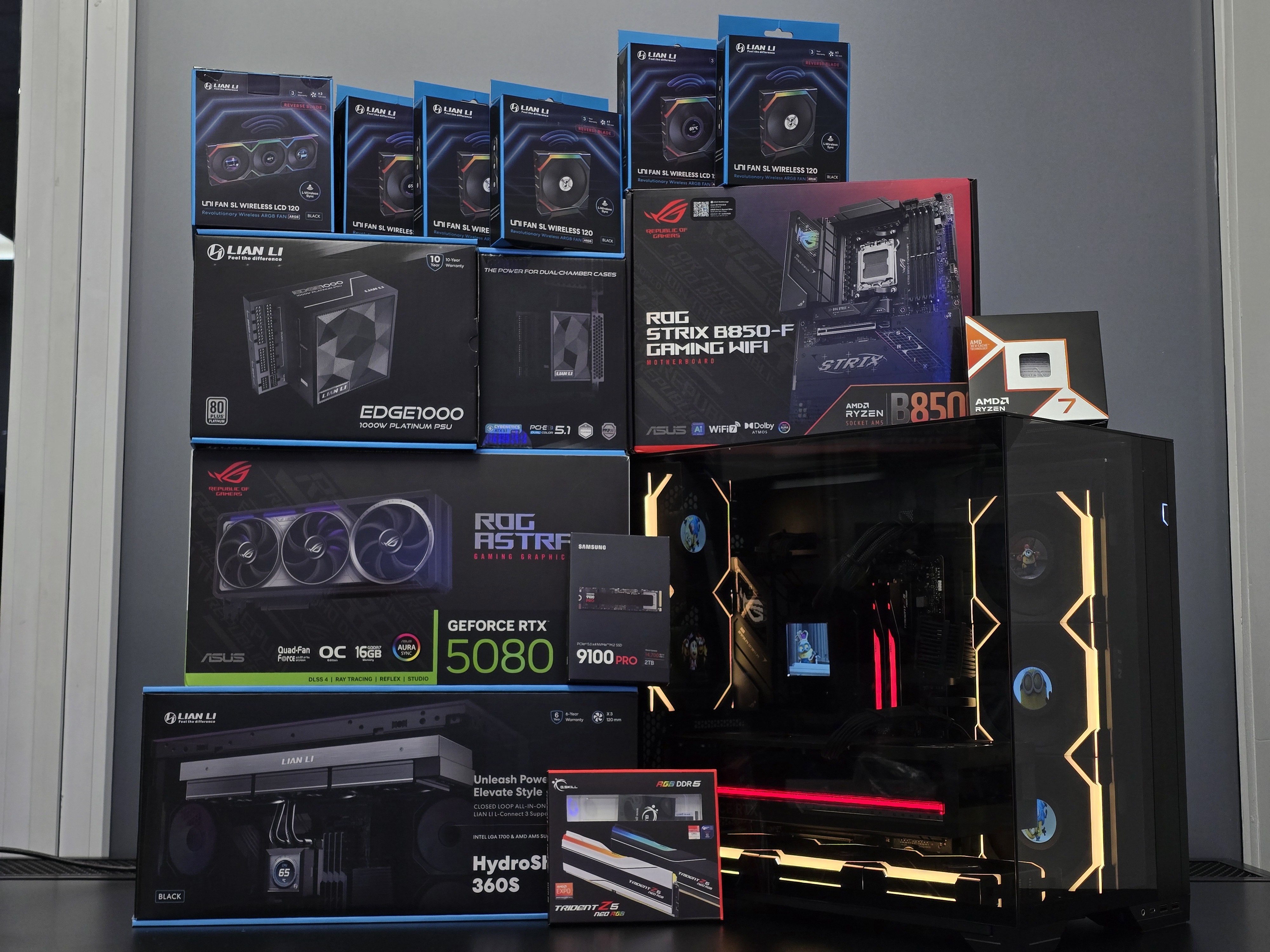 ROG ASTRAL RTX 5080 su Ryzen 7 9800X3D