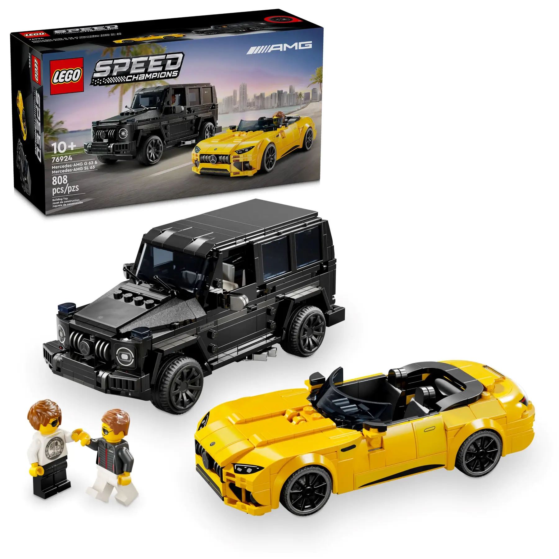 LEGO® Speed Champions Automobiliai Mercedes-AMG G 63 ir Mercedes-AMG SL 63 76924