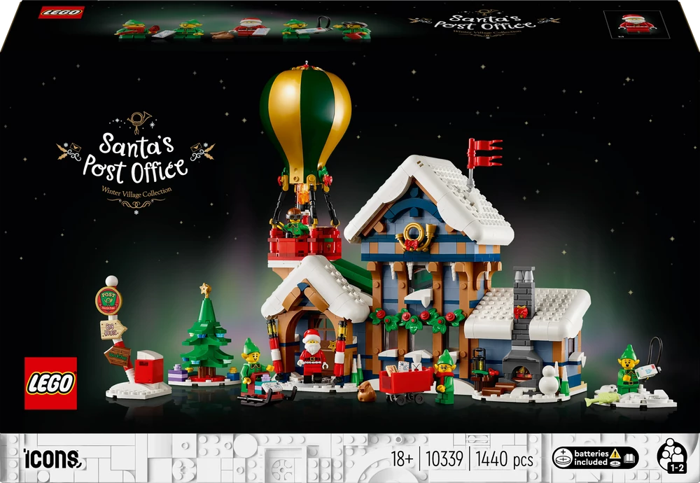 LEGO® Icons Kalėdų Senelio paštas 10339 