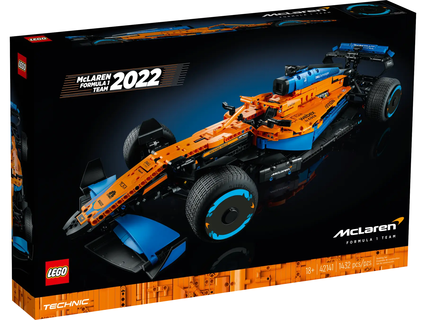 LEGO® Technic McLaren Formula 1 lenktynių automobilis 42141