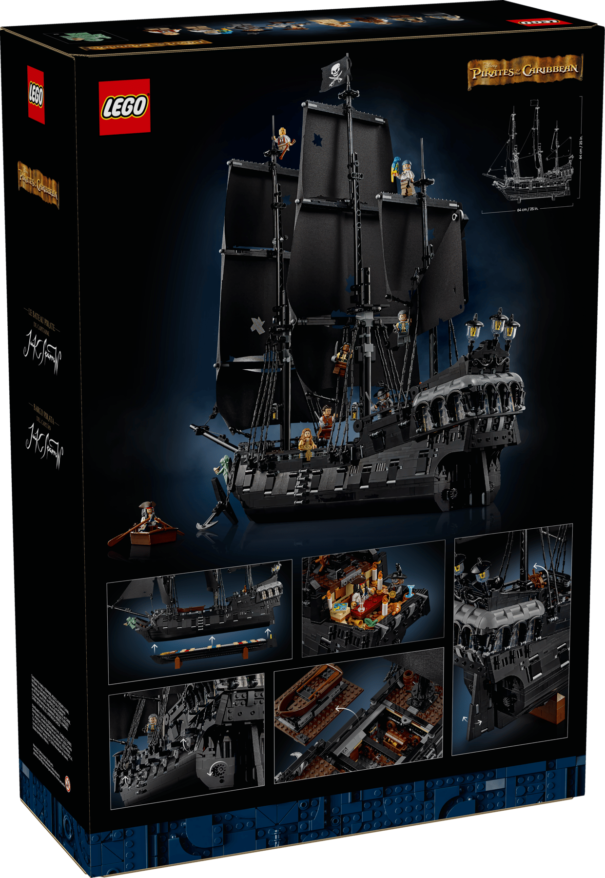 LEGO Icons Kapitono Džeko Sperou piratų laivas 10365