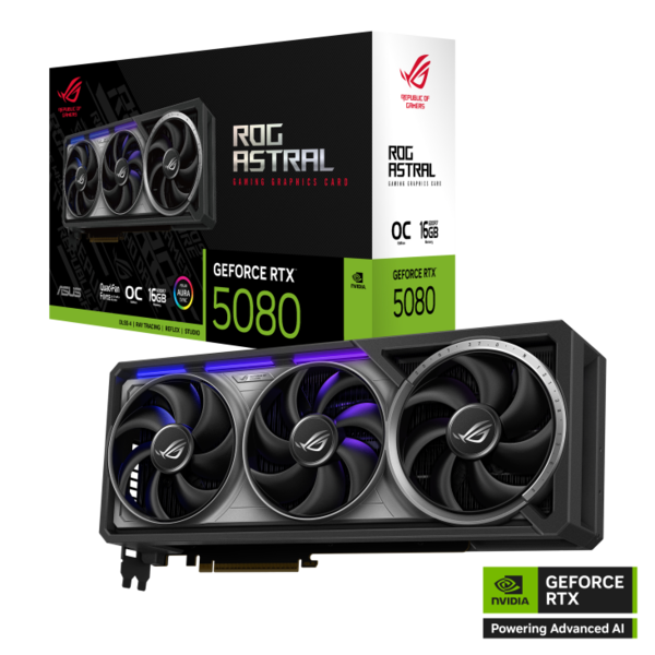 ROG Astral GeForce RTX™ 5080 16GB GDDR7 OC Edition