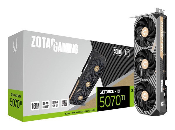 ZOTAC GAMING GeForce RTX 5070 Ti SOLID SFF 16GB