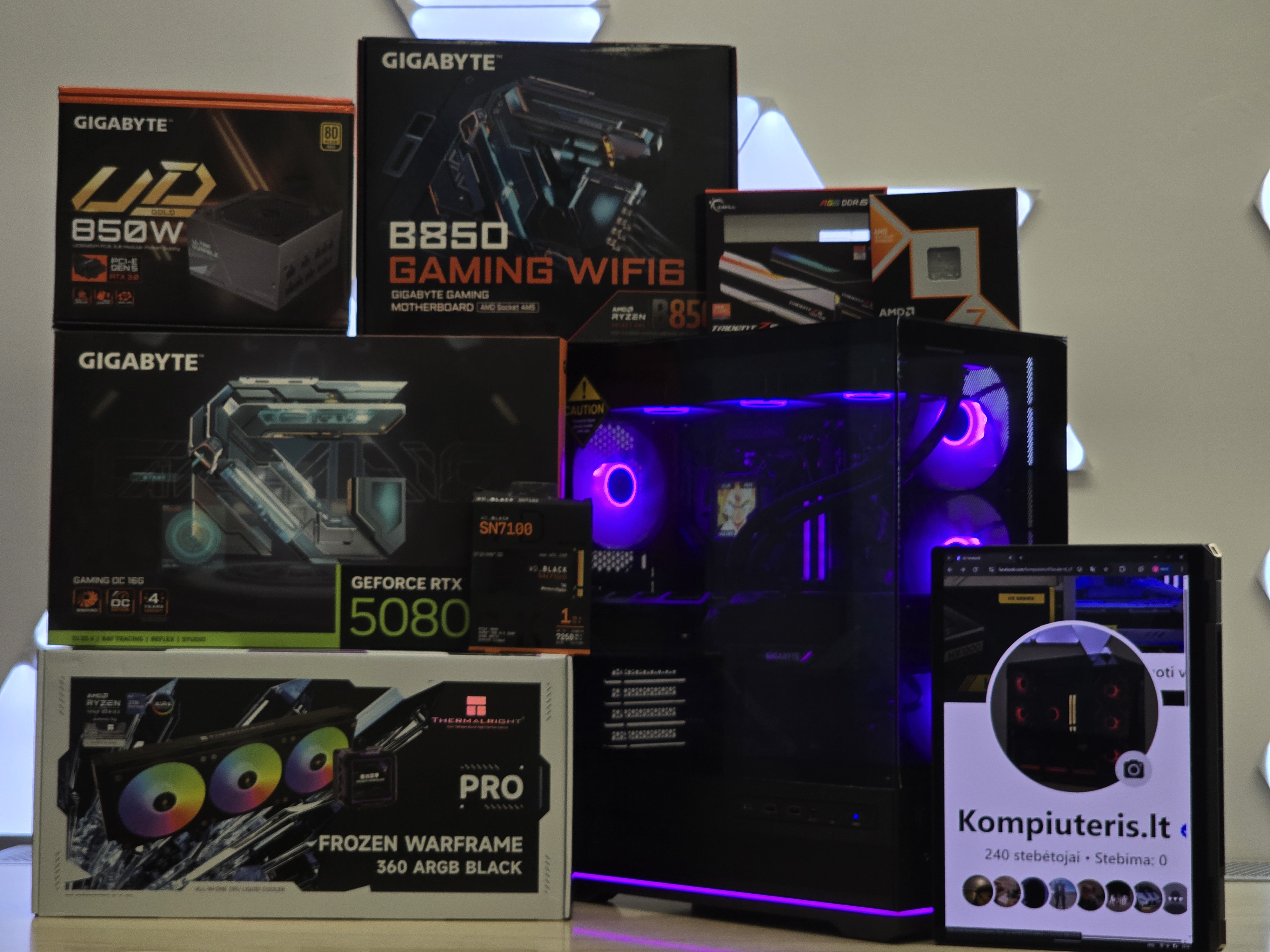 Ryzen 7 9800X3D SU RTX 5080