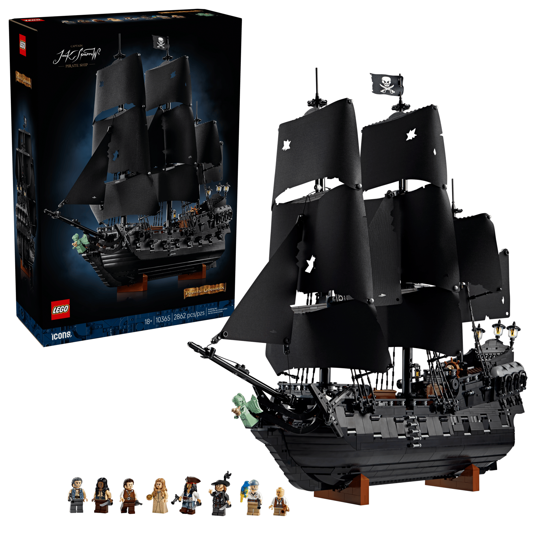LEGO Icons Kapitono Džeko Sperou piratų laivas 10365