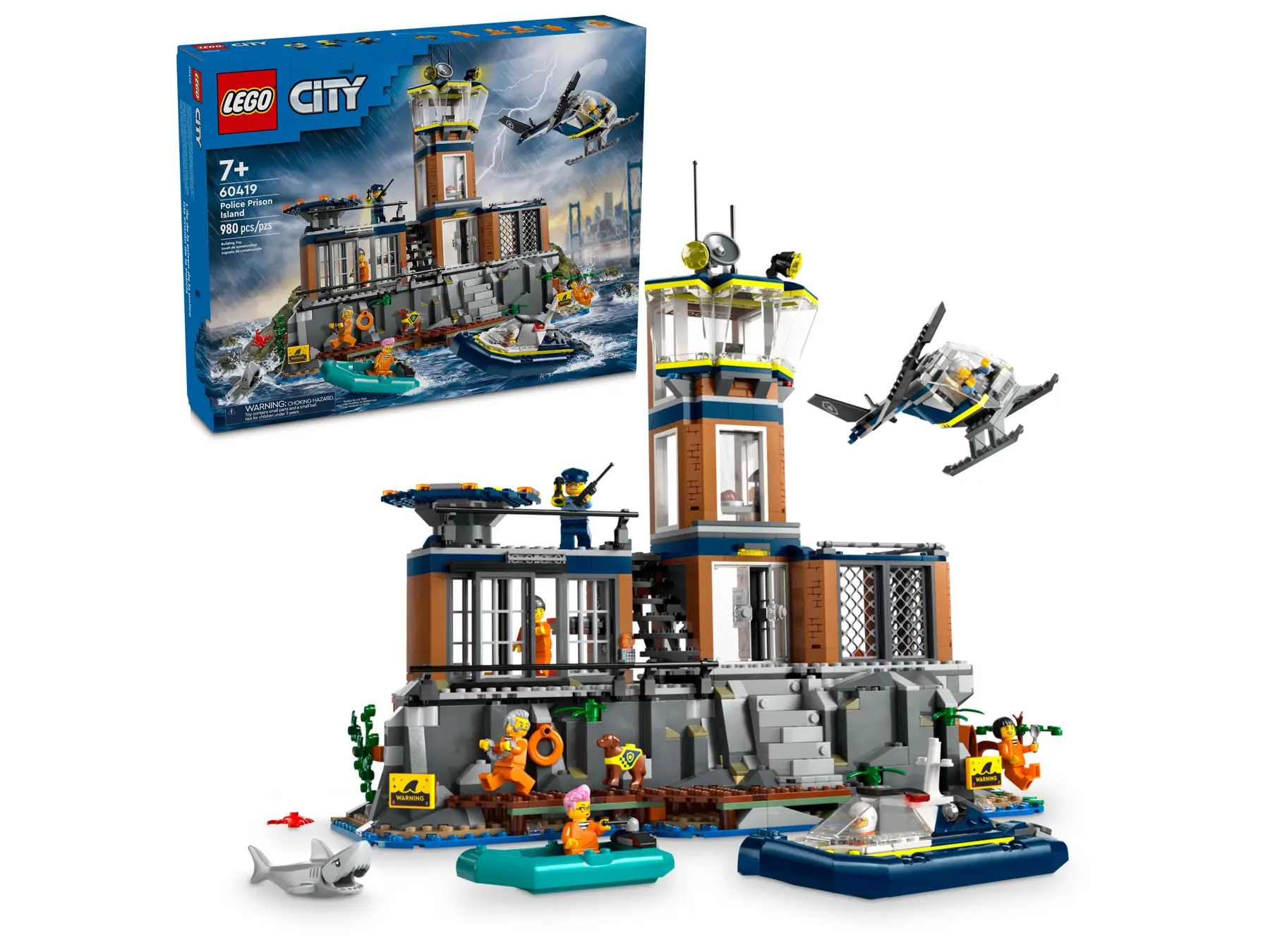 LEGO® City Policijos kalėjimo sala 60419