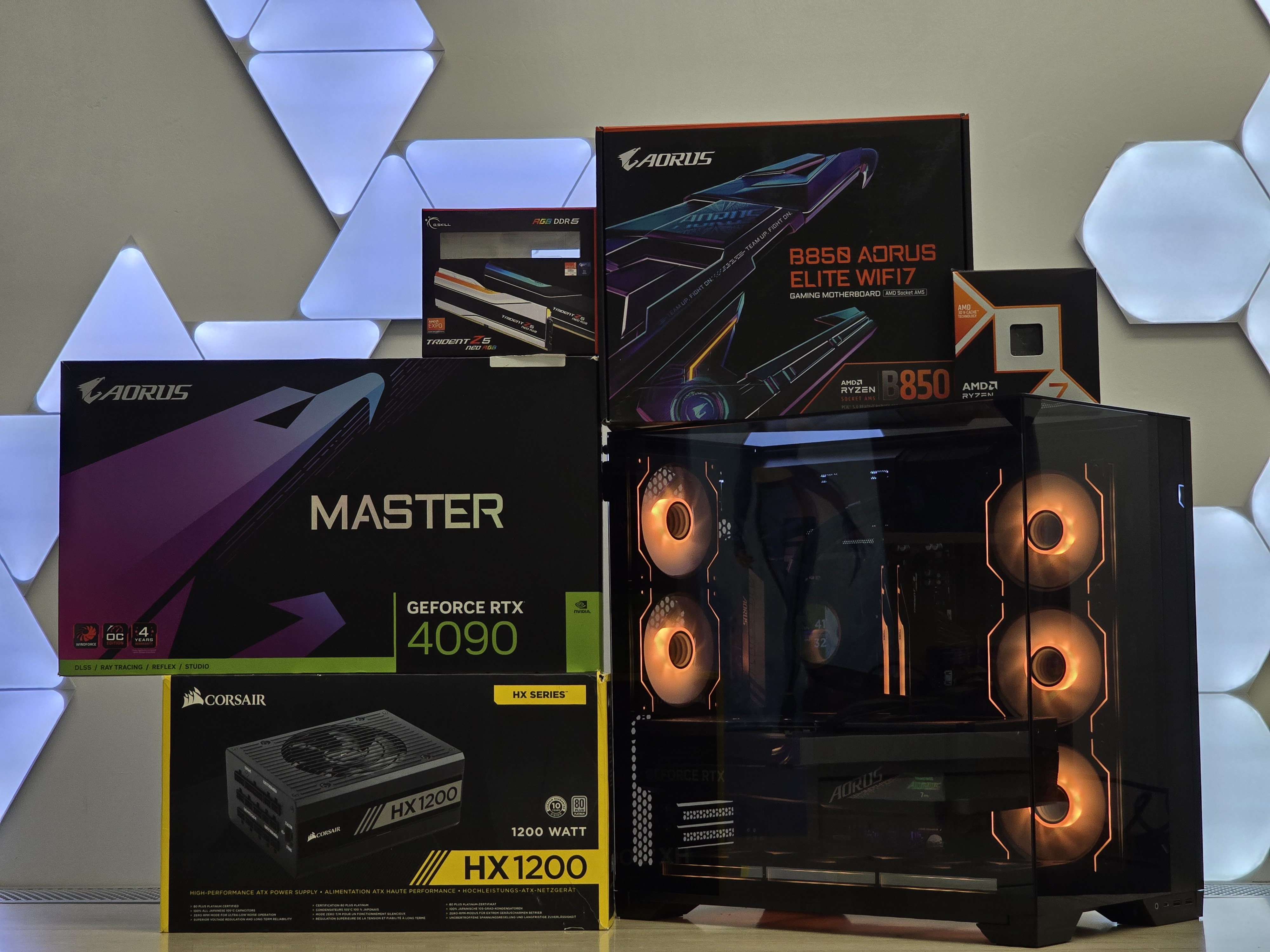 RTX 4090 AORUS su Ryzen 7 9800X3D