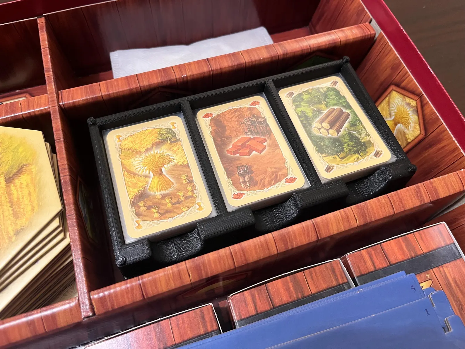 Organizadores  Apilables de Catan: Compatible con Cartas Enfundadas (Pack de 2)