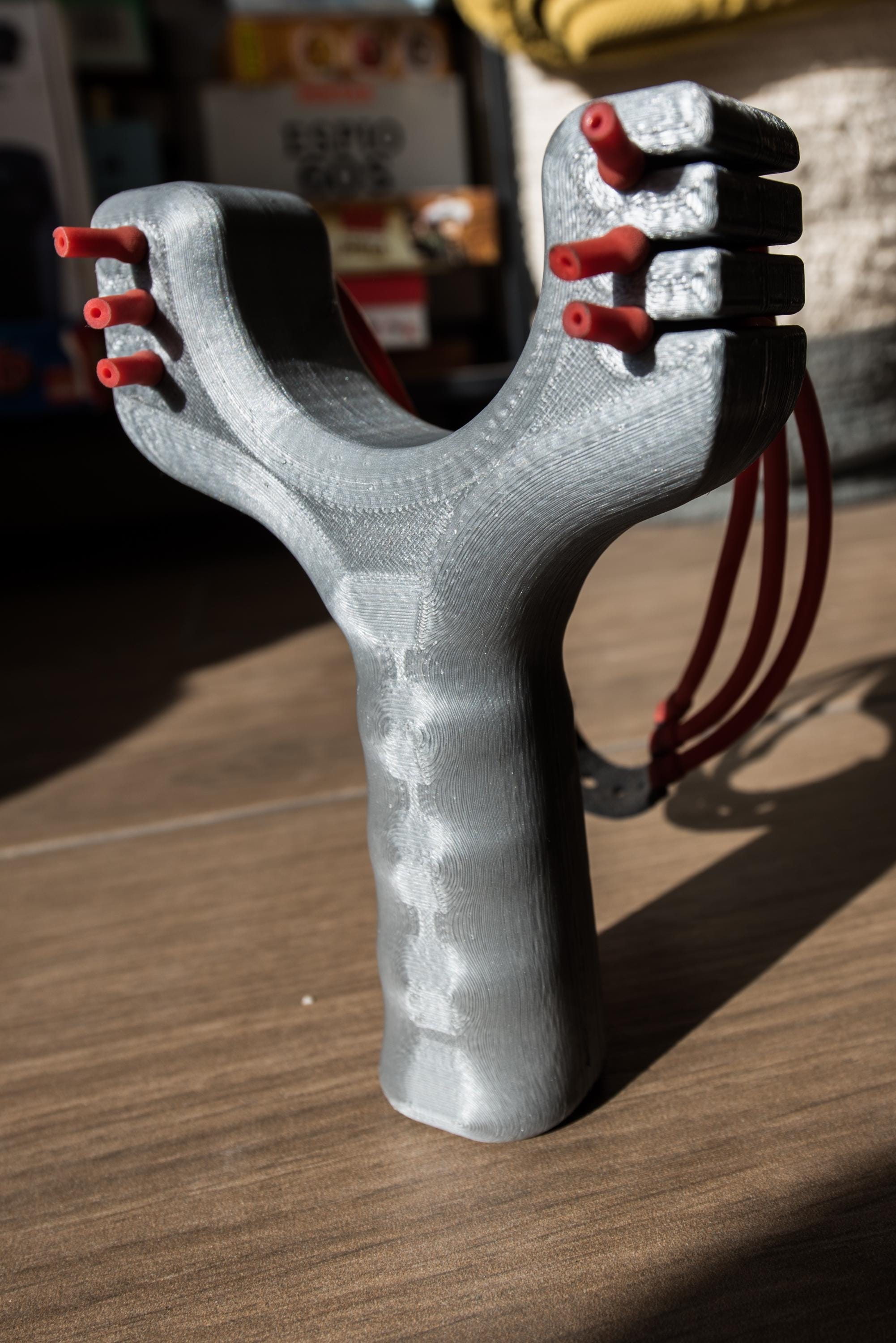 Tirachinas potente de 6 gomas