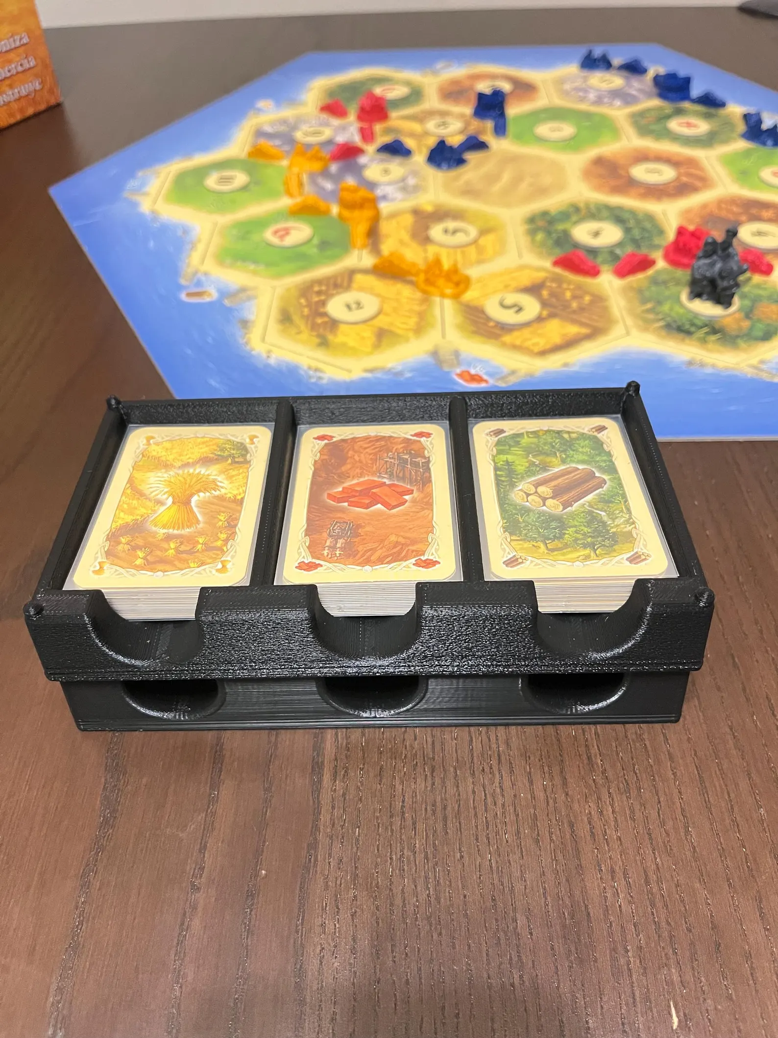 Organizadores  Apilables de Catan: Compatible con Cartas Enfundadas (Pack de 2)